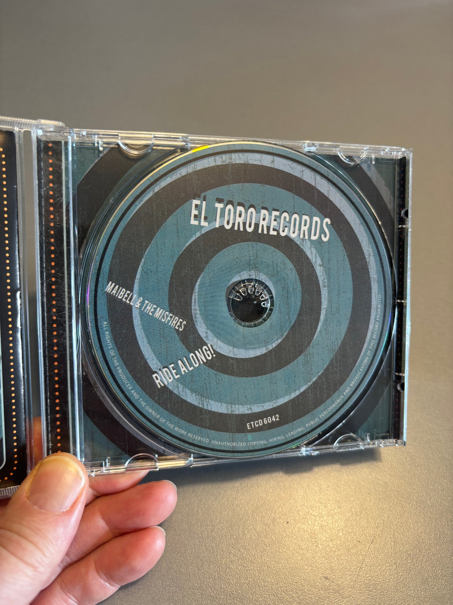 Maibell & The Misfires: Ride Along!, CD, Only CD pressing, El Toro Records, Spain 2010
