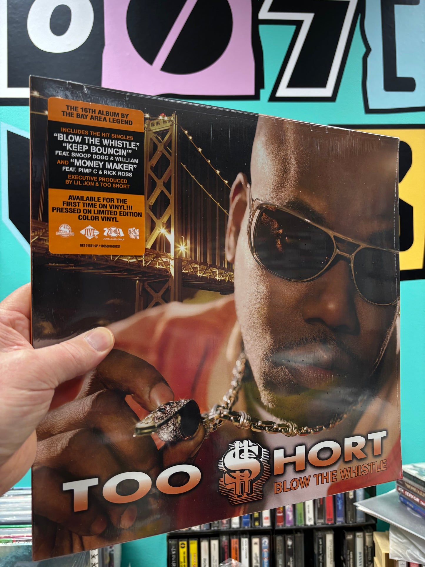 Too $hort: Blow The Whistle, 2LP, reissue, 1st time in vinyl!, Limited Edition, Gold vinyls, Get On Down, Jive, $hort Records, Zomba Label Group, US 2024