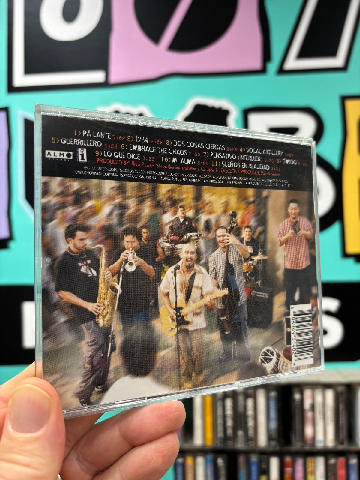 Ozomatli: Embrace The Chaos, CD, Interscope Records, Almo Sounds, Europe 2001