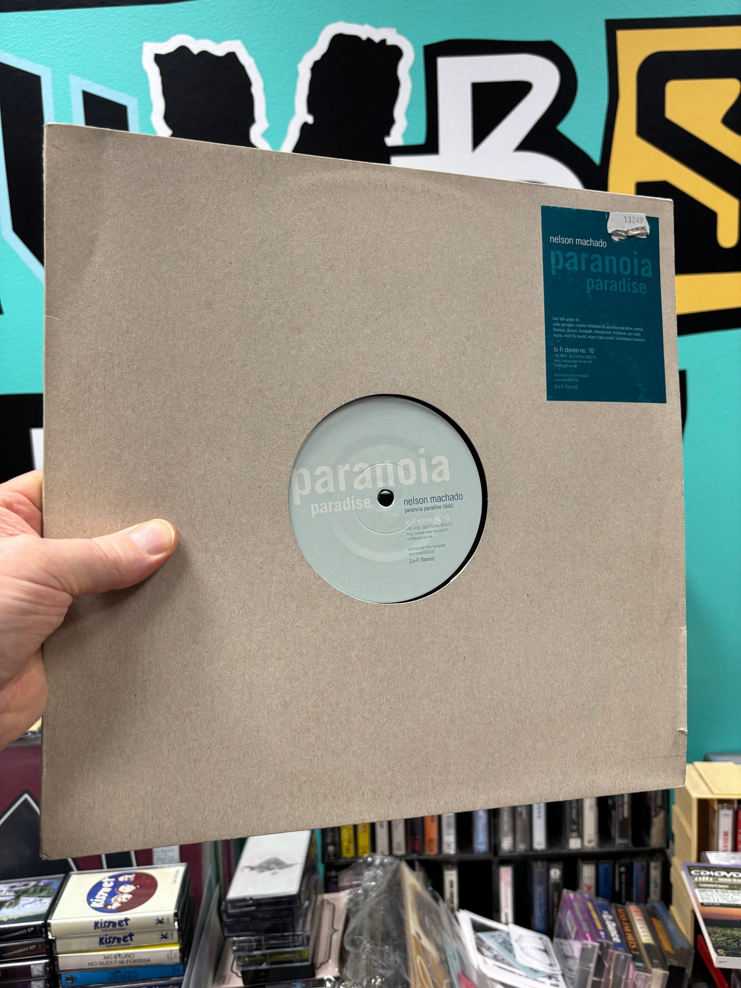 Nelson Machado: Paranoia Paradise, 12inch, Only pressing, Lo-Fi Stereo, Germany 2000