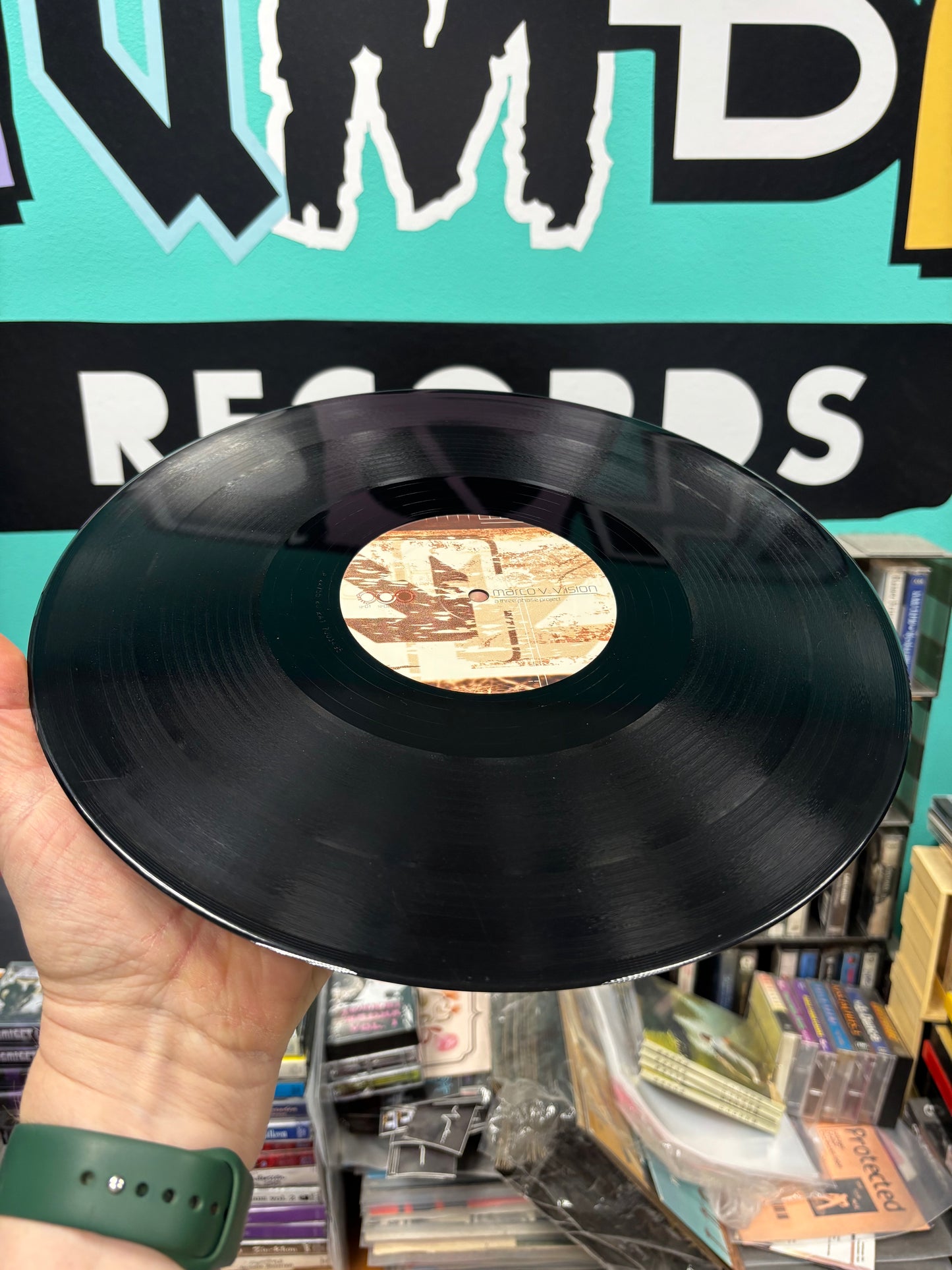 Marco V: V.ision (Phase Three), 12inch, 1st pressing, Free For All, Netherlands 2001