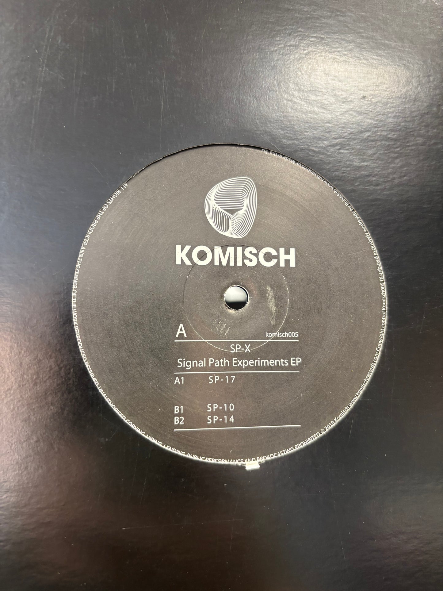 SP-X: Signal Path Experiments EP, 12inch, Only official pressing, Komisch, UK 2010