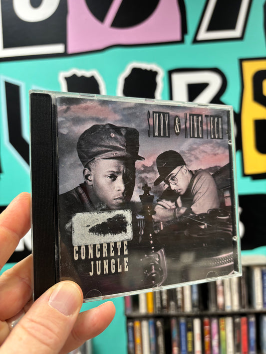 Sway & King Tech: Concrete Jungle, CD, 1st pressing, Giant Records, Warner Bros. Records, US 1991