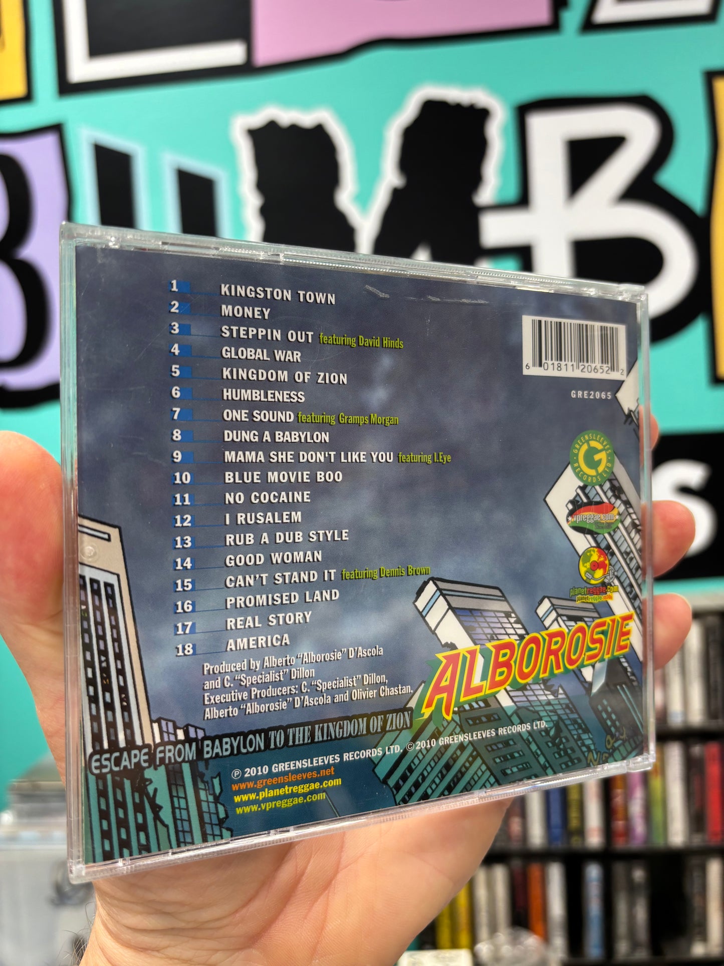 Alborosie: Escape From Babylon To The Kingdom Of Zion, CD, Greensleeves Records, US 2010