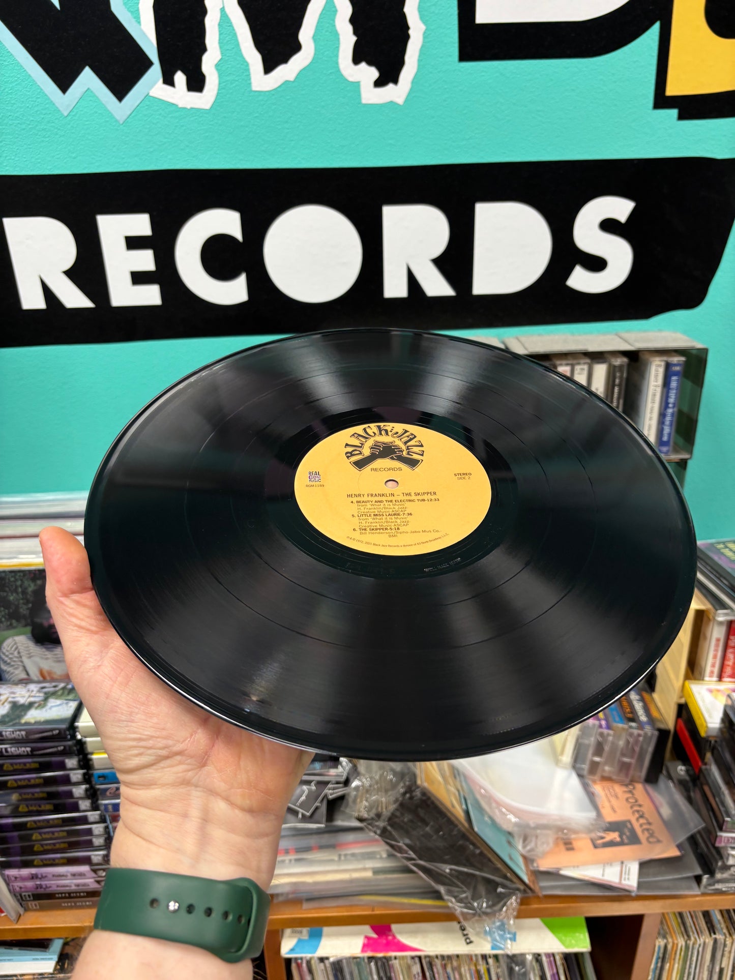 Henry Franklin: The Skipper, LP, reissue, remastered, Real Gone Music, Black Jazz Records, US 2021