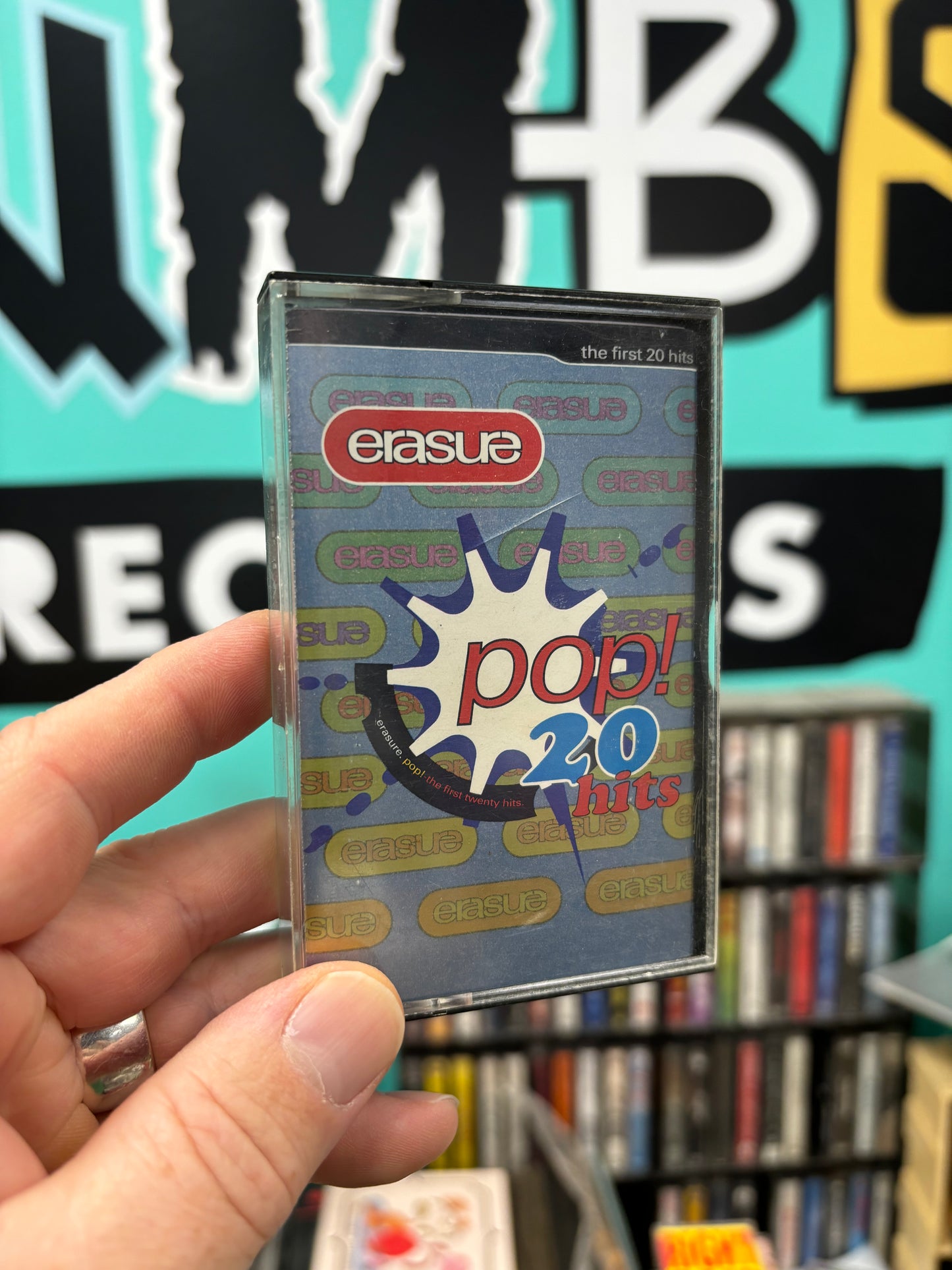 Erasure: Pop! - The First 20 Hits, C-cassette, Mute, Scandinavia 1992