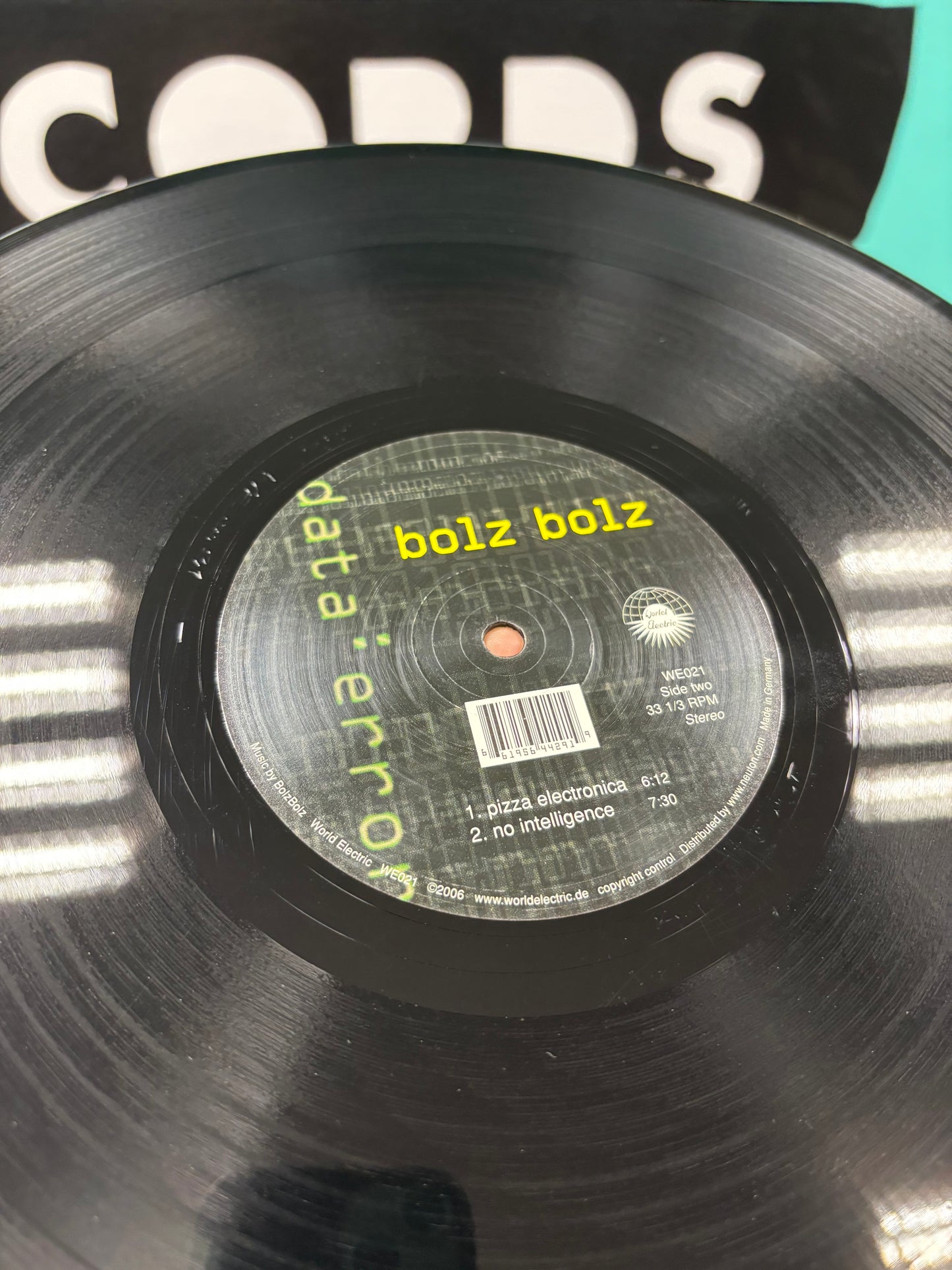 Bolz Bolz - Data: Error, 2x12inch album, Only vinyl pressing, Germany 2006