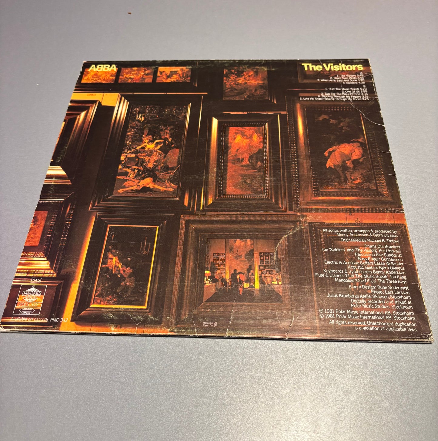 ABBA: The Visitors, LP, Polar, Sweden 1981