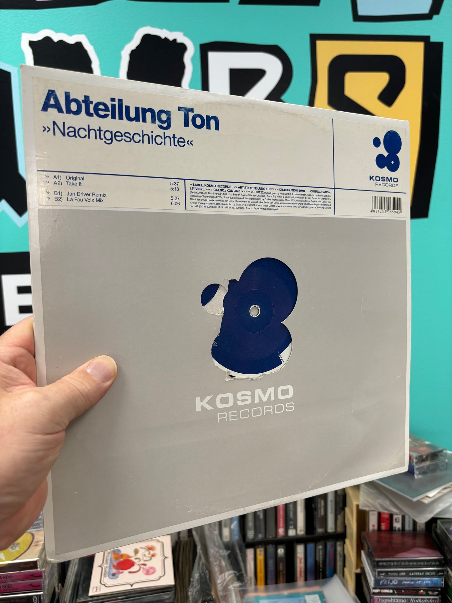 Abteilung Ton: Nachtgeschichte, 12inch, Only pressing, Kosmo Records, Germany 2004