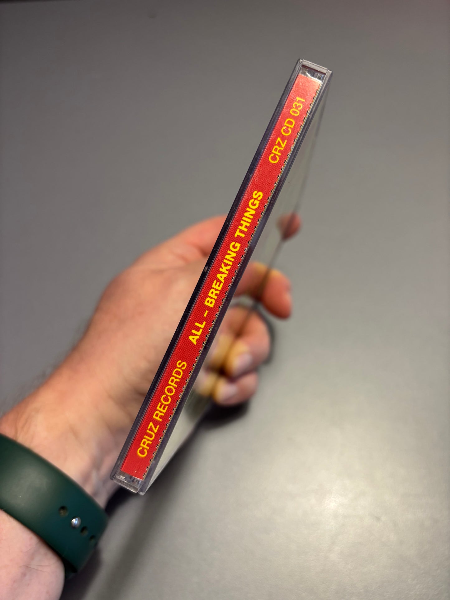 ALL: Breaking Things, CD, 1st pressing, CRUZ Records, US 1993