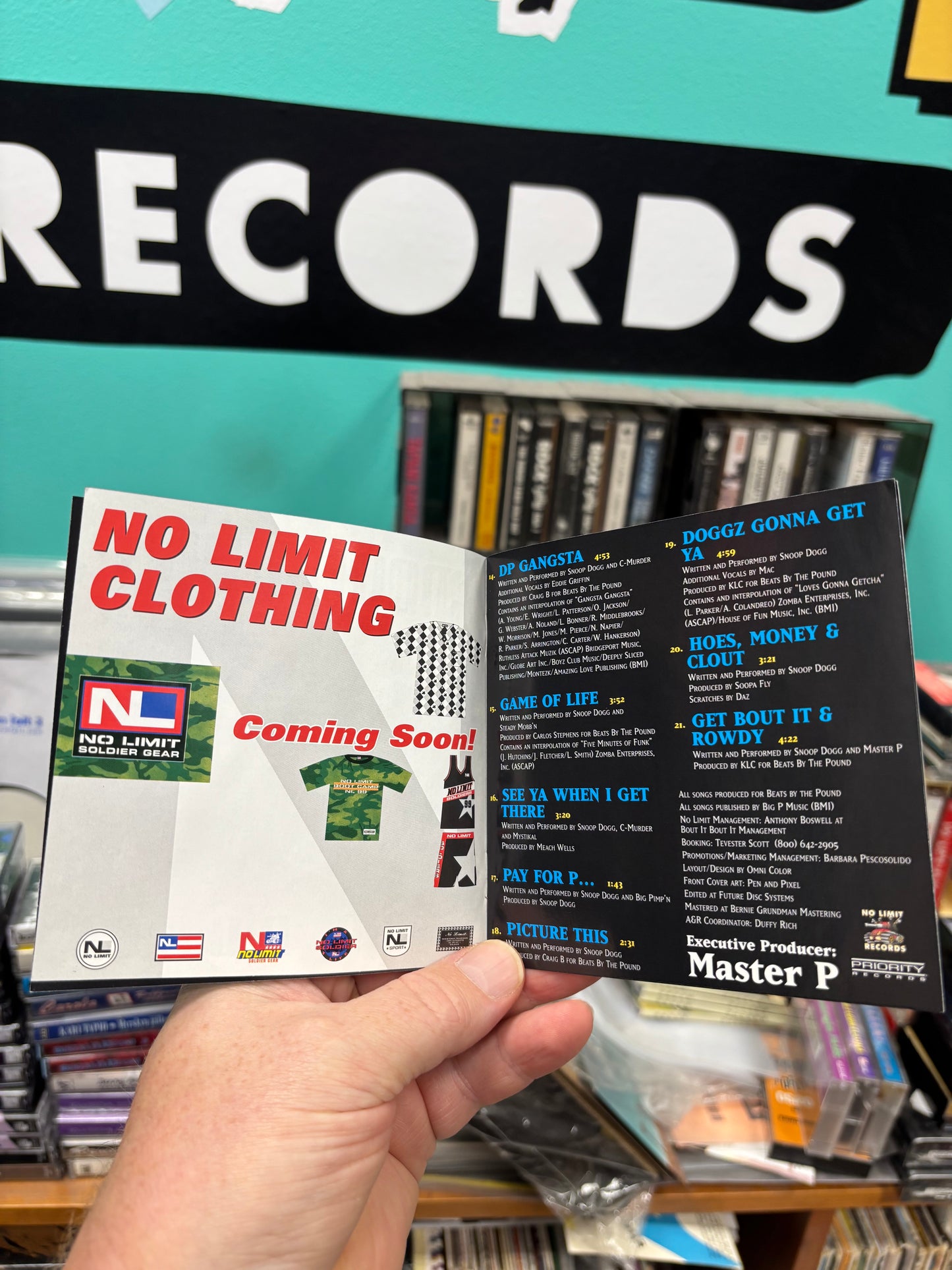 Snoop Dogg: Da Game Is To Be Sold, Not To Be Told, CD, EMI Uden, No Limit Records, Priority Records, Europe 1998