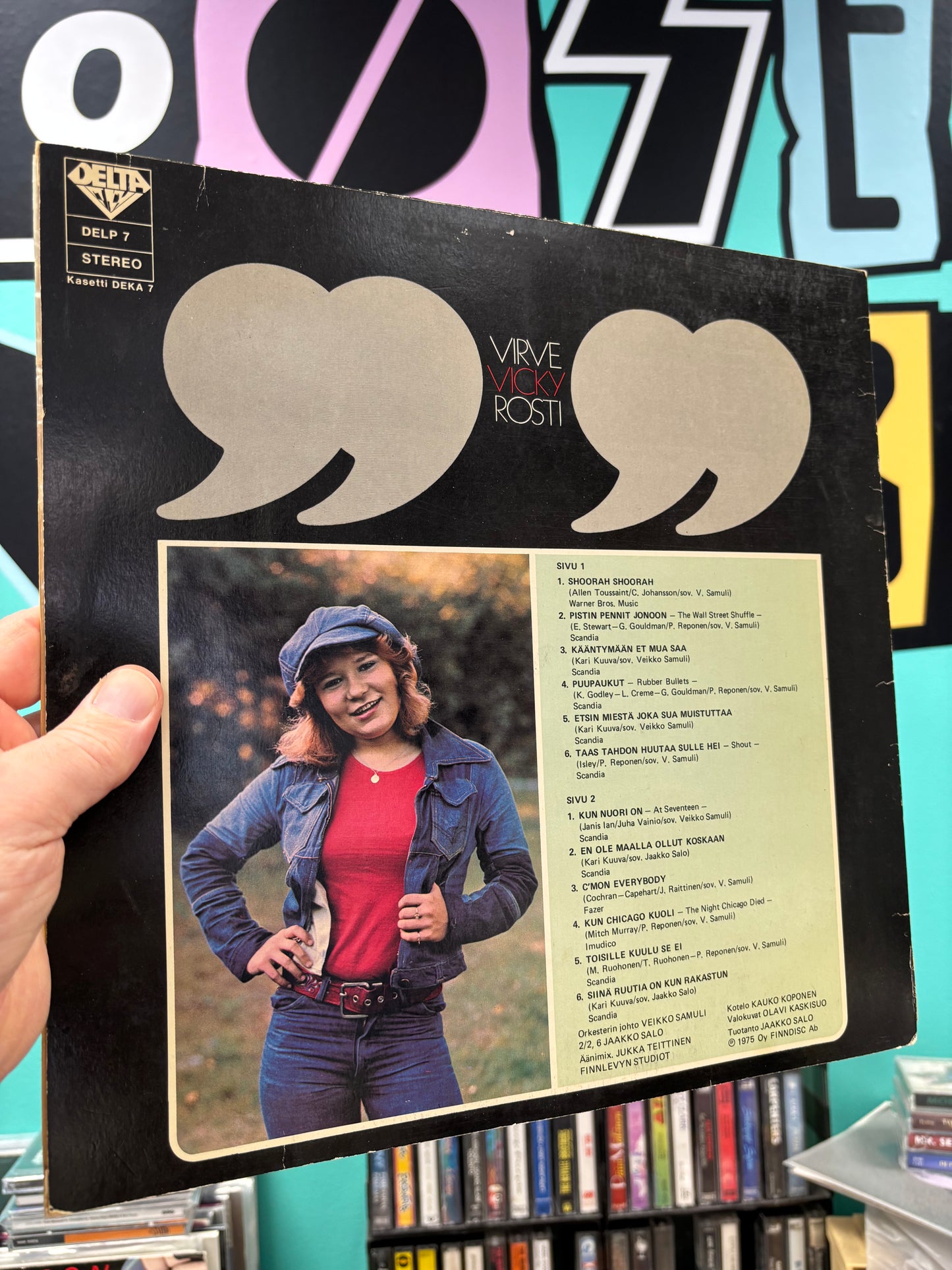 Vicky: Vicky, LP, OG pressing, Delta, Finland 1975