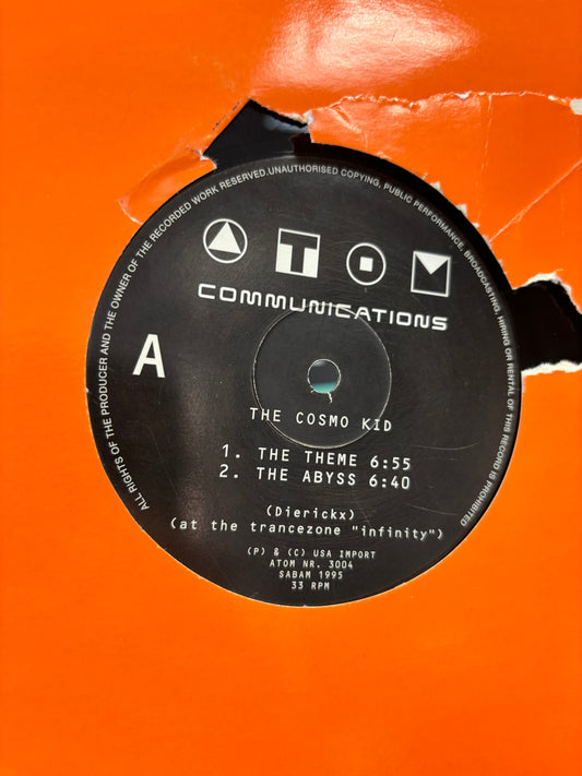 Cosmo Kid: The Theme, 12inch, Atom Communications, Belgium 1995