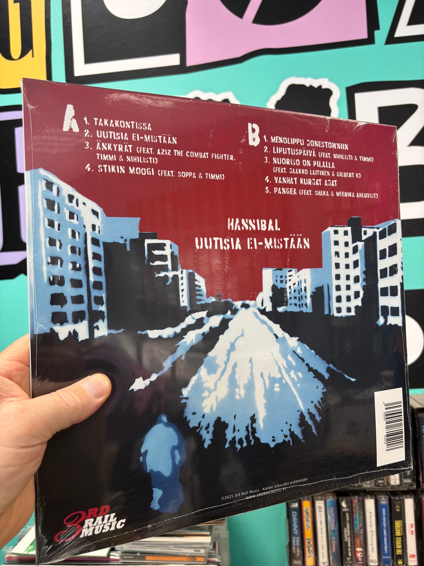 Hannibal: Uutisia Ei-Mistään, LP, Limited Edition, White, 3rd Rail Music, Finland 2025