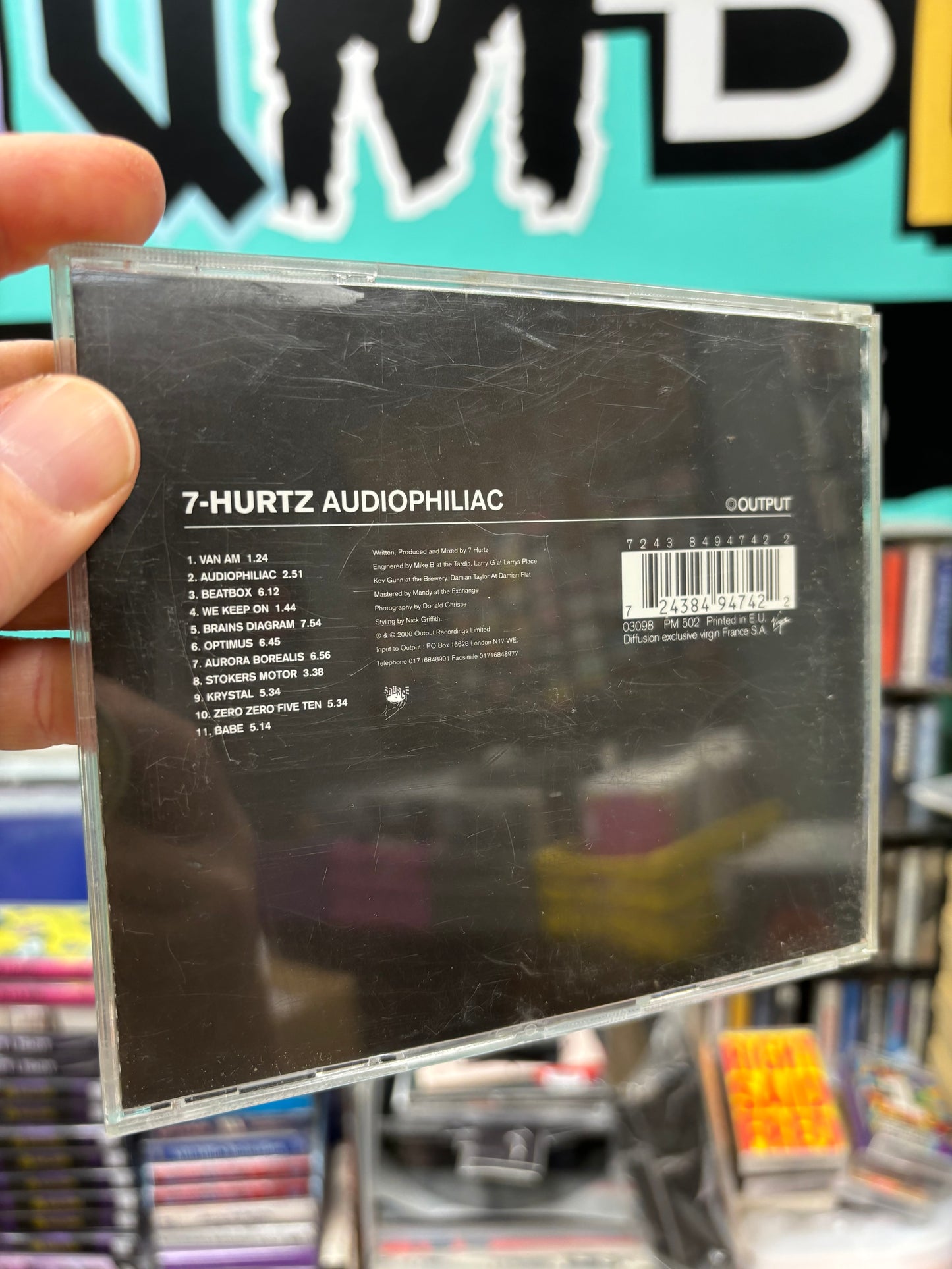 7-Hurtz: Audiophilliac, CD, Source, Output, France 2000