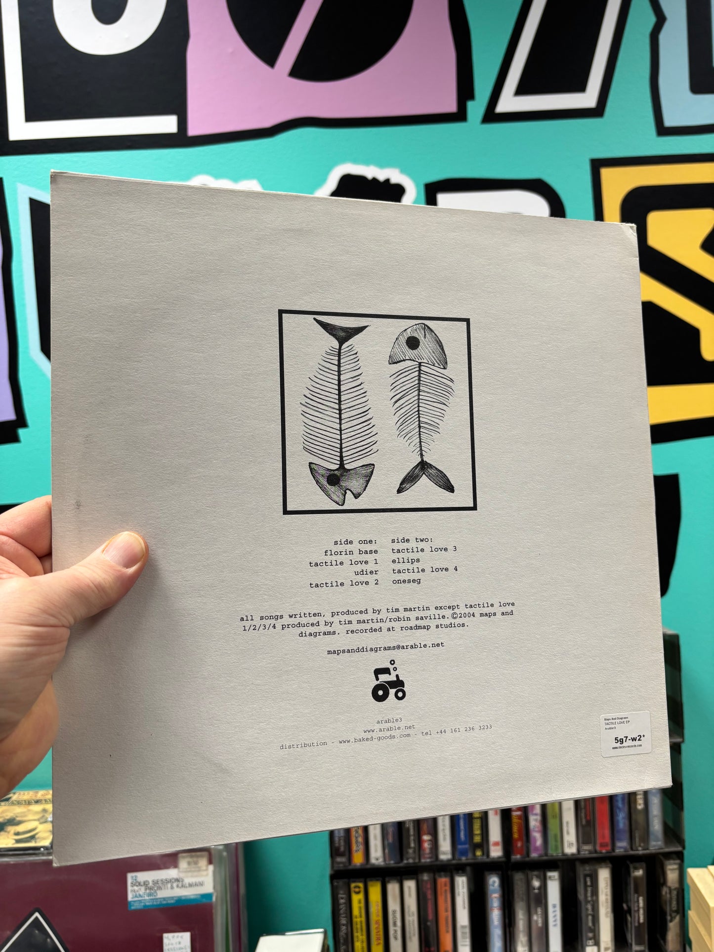 Maps and Diagrams: Tactile Love EP, 12inch, Only official pressing, Arable Records, UK 2004