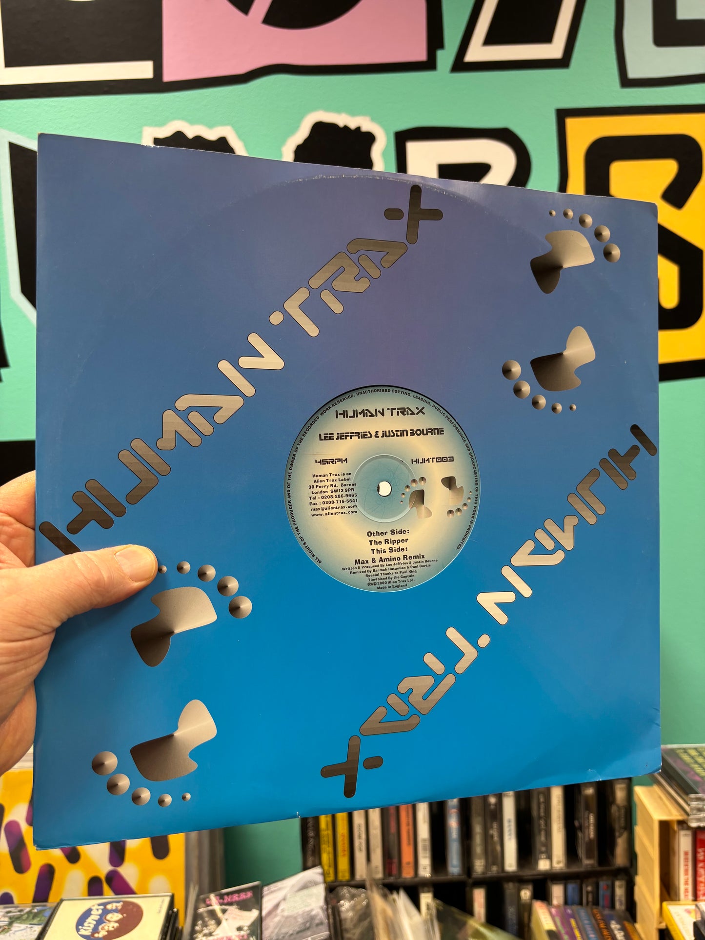 Lee Jeffries & Justin Bourne: The Ripper, 12inch, Only official pressing, Human Trax, UK 2000