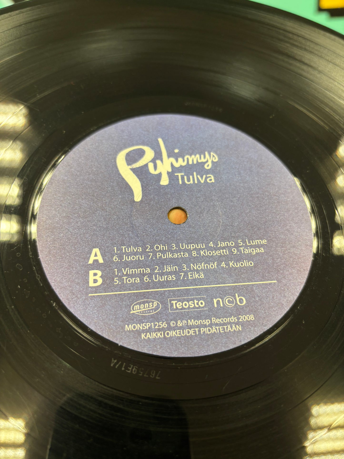 Pyhimys: Tulva, LP, 1st pressing, Monsp Records, Finland 2008