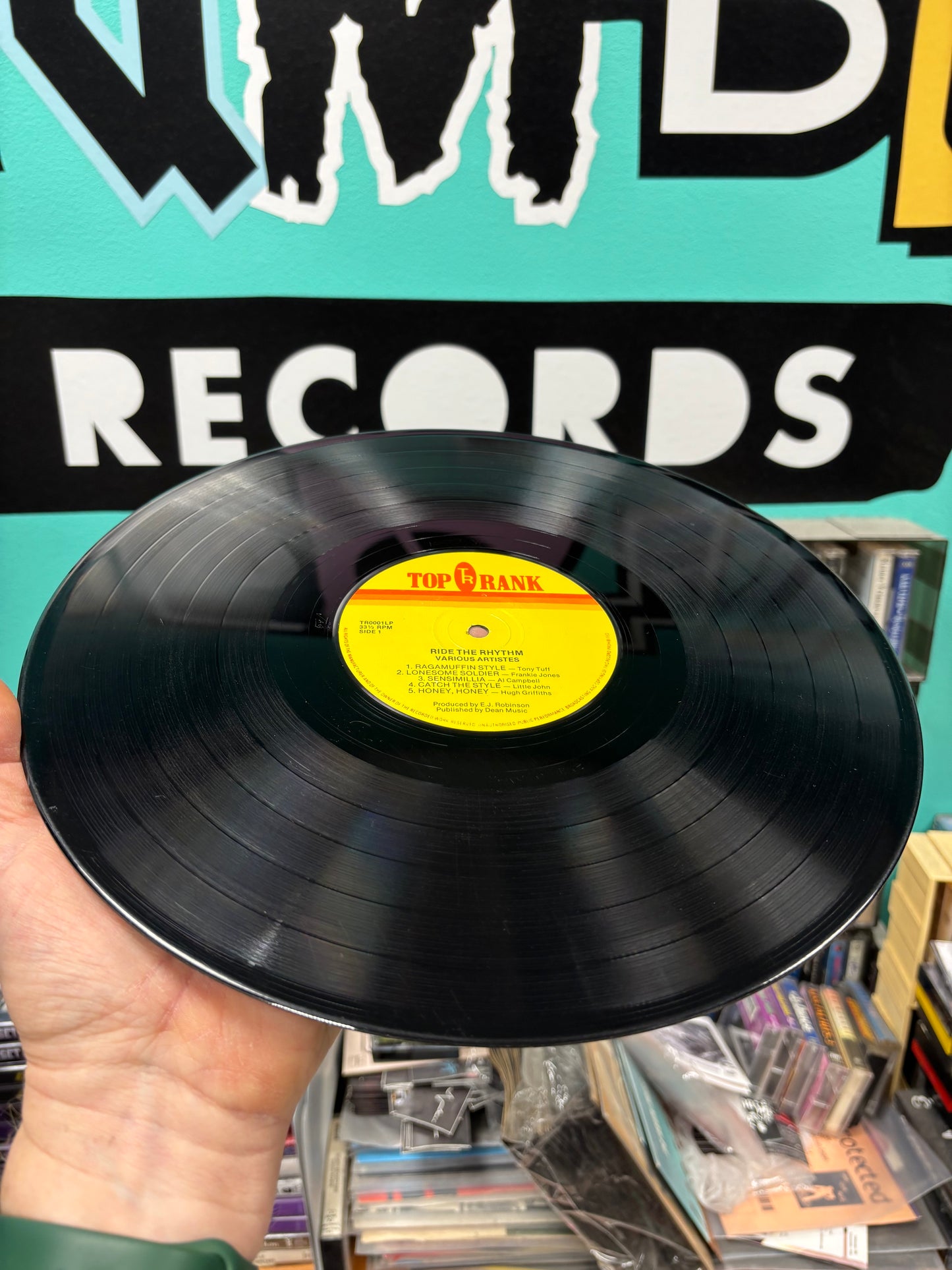 Ride The Rhythm, LP, Compilation, Top Rank, UK 1985