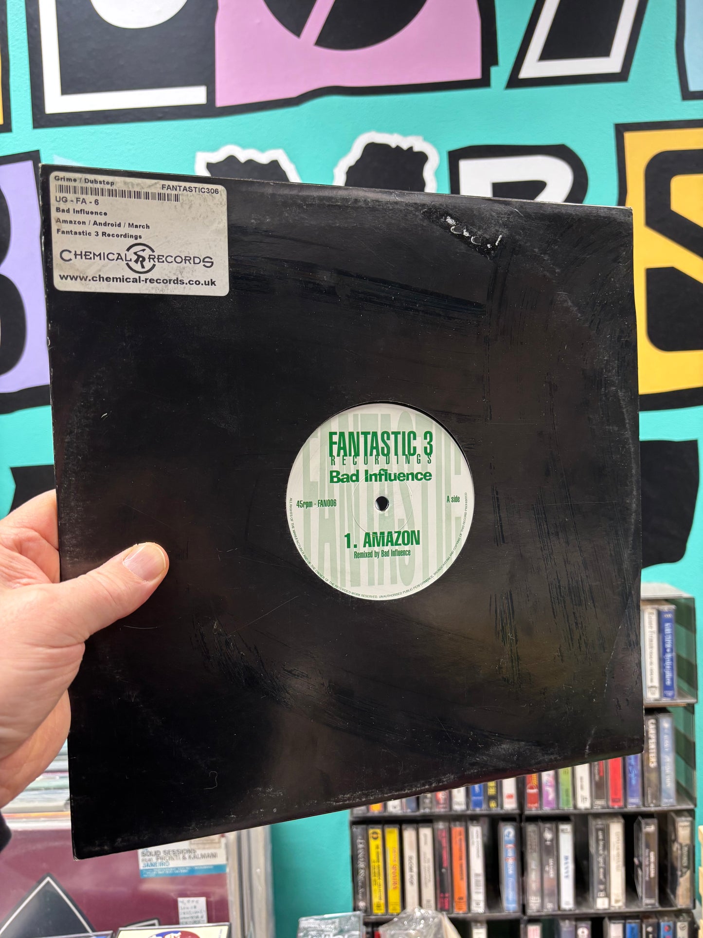 Bad Influence: Amazon, 12inch, Only official pressing, Fantastic 3 Recordings, UK 2007