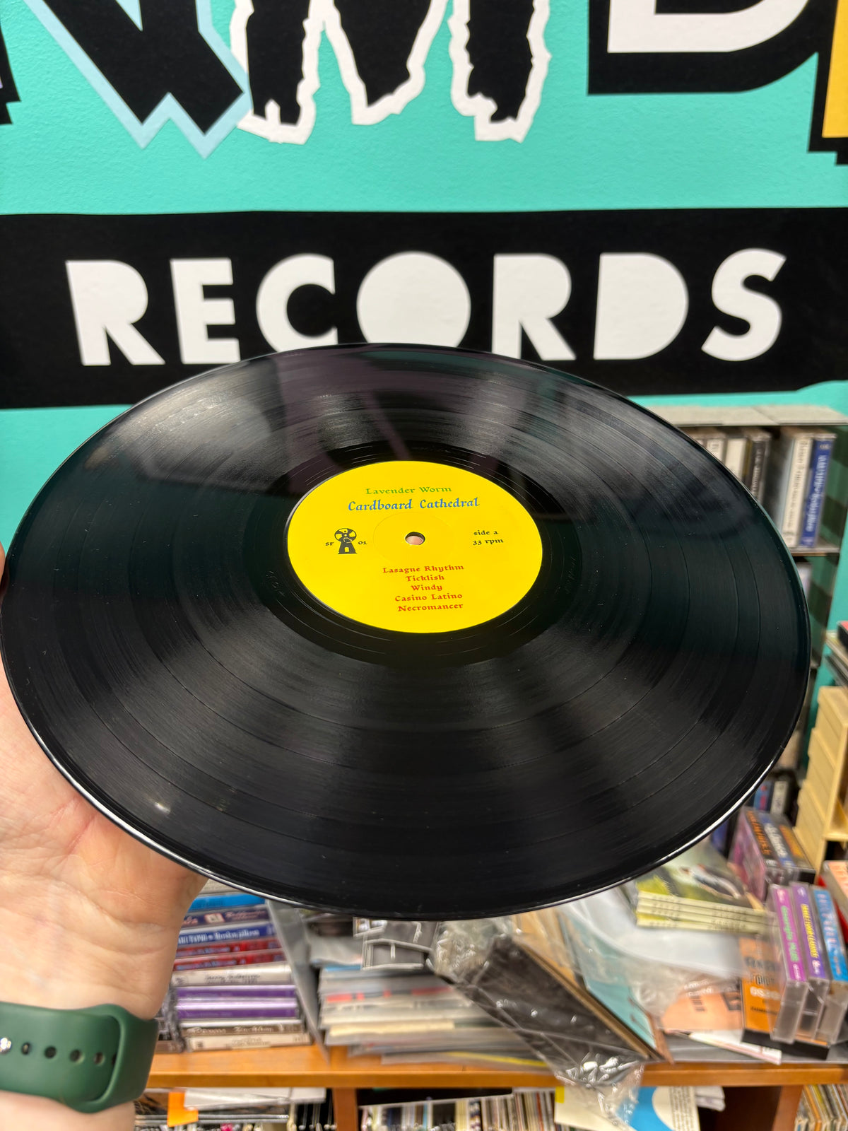 Lavender Worm: Cardboard Cathedral, LP, Only pressing, Server Farm, Finland 2019
