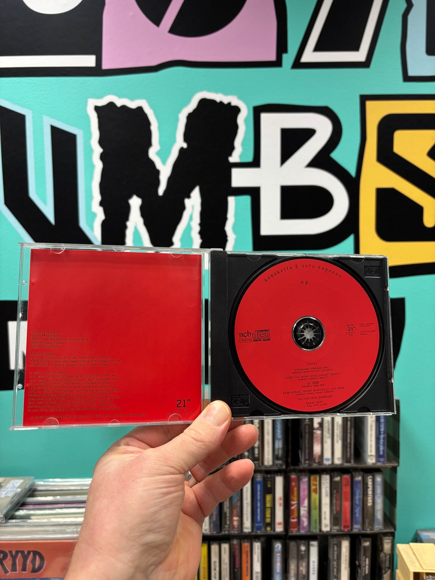 Kehäkettu & Setä Koponen: EP, CD, Only CD pressing, 21” Produktio, Finland 2000