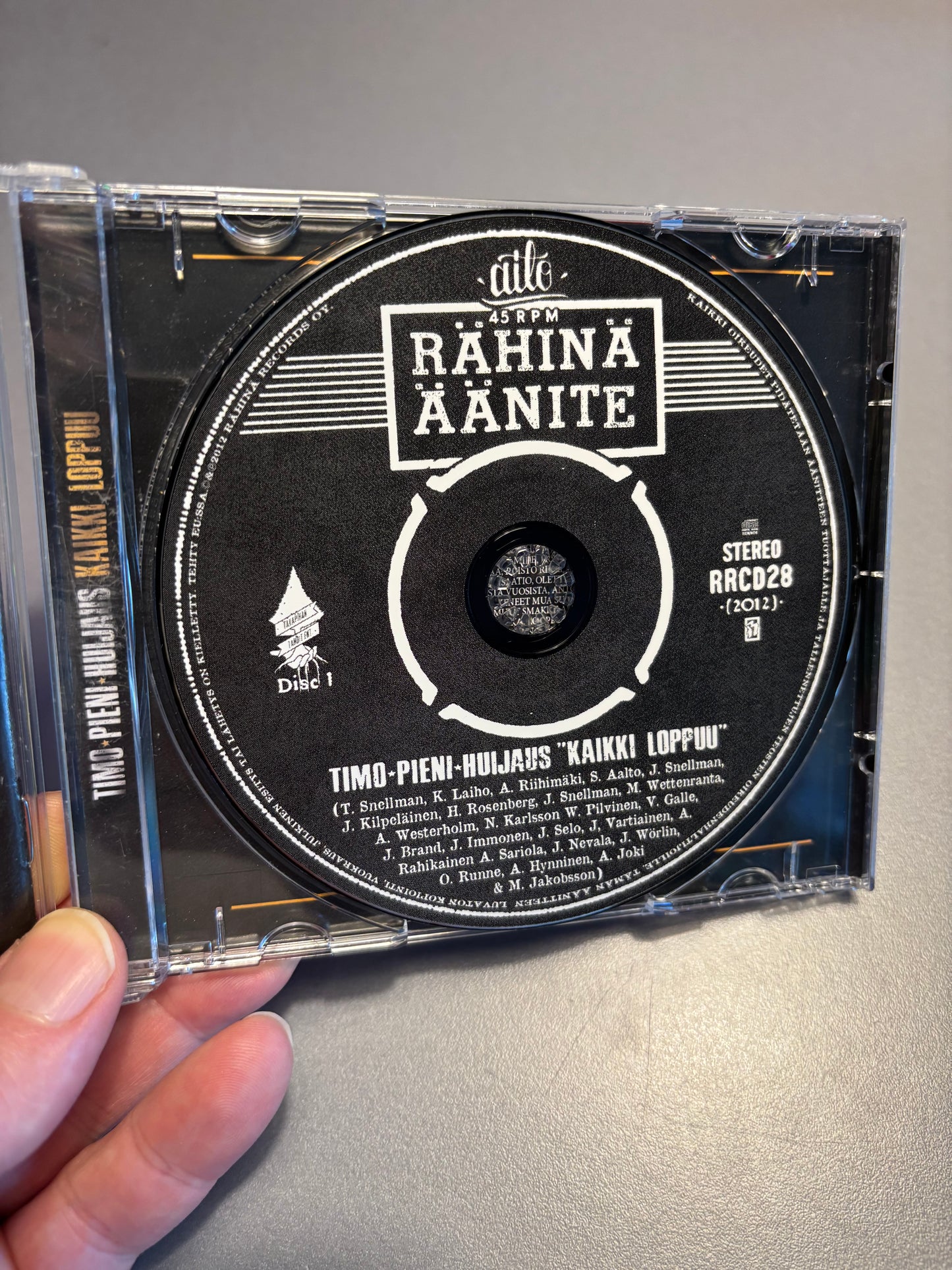 Timo Pieni Huijaus: Kaikki Loppuu, CD, Only pressing, Rähinä Records, Finland 2012