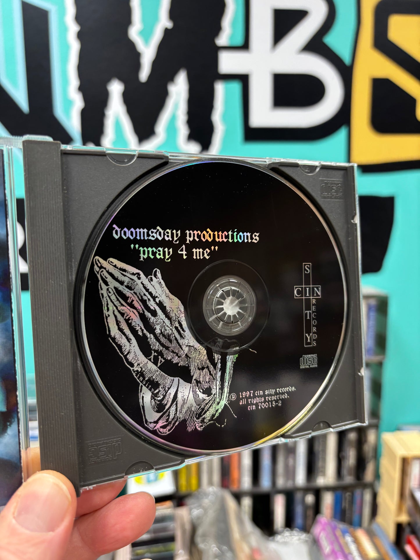 Doomsday Productions: Pray 4 Me, CD, 1st pressing, Cin City Records, US 1997