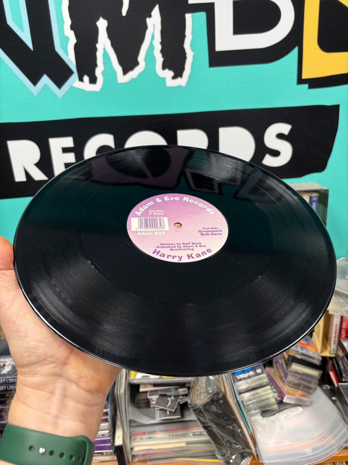 Harry Kane: F-Zero, 12inch, 1st pressing, Only vinyl pressing, Adam & Eve Records, Germany 1995