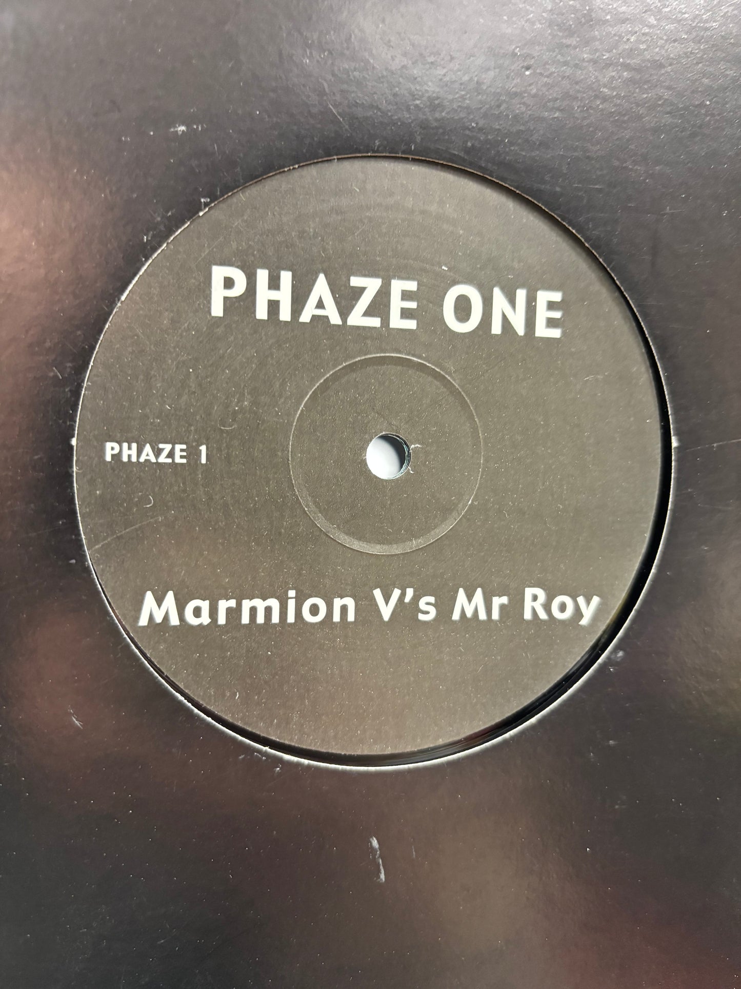Marmion V’s Mr Roy: Phaze One, 12inch, Only official pressing, Not On Label, UK 2000