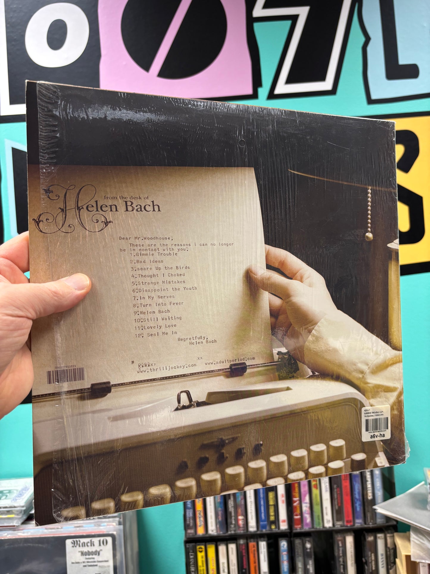 ADULT. : Gimmie Trouble, LP, Only vinyl pressing, Thrill Jockey, US 2005