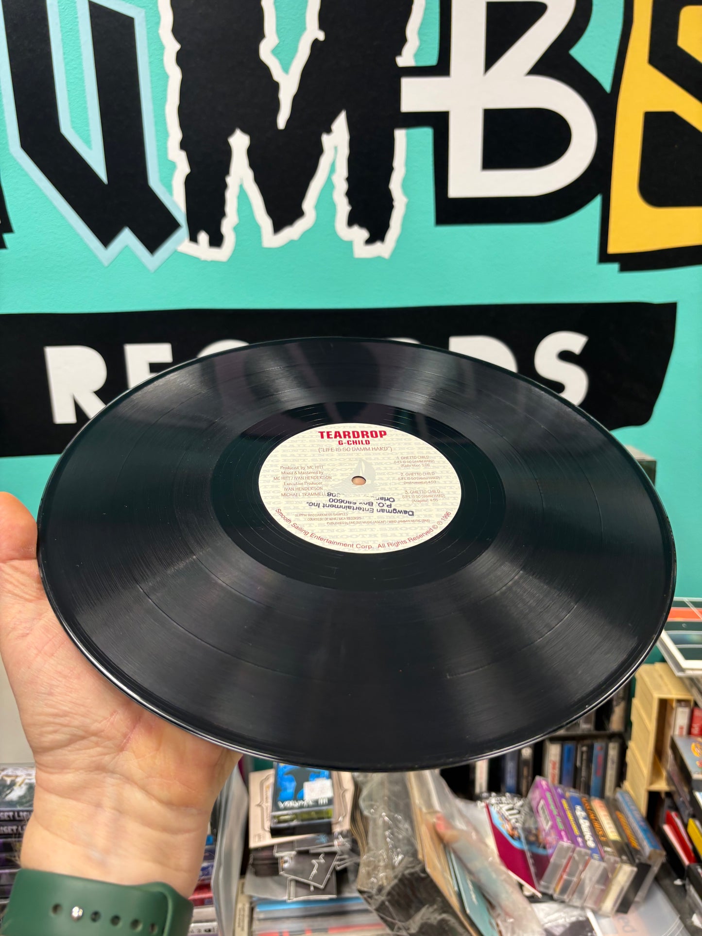 Teardrop: G-Child (Life Is So Damm Hard), 12inch, 1st pressing, Smooth Sailing Records, US 1996