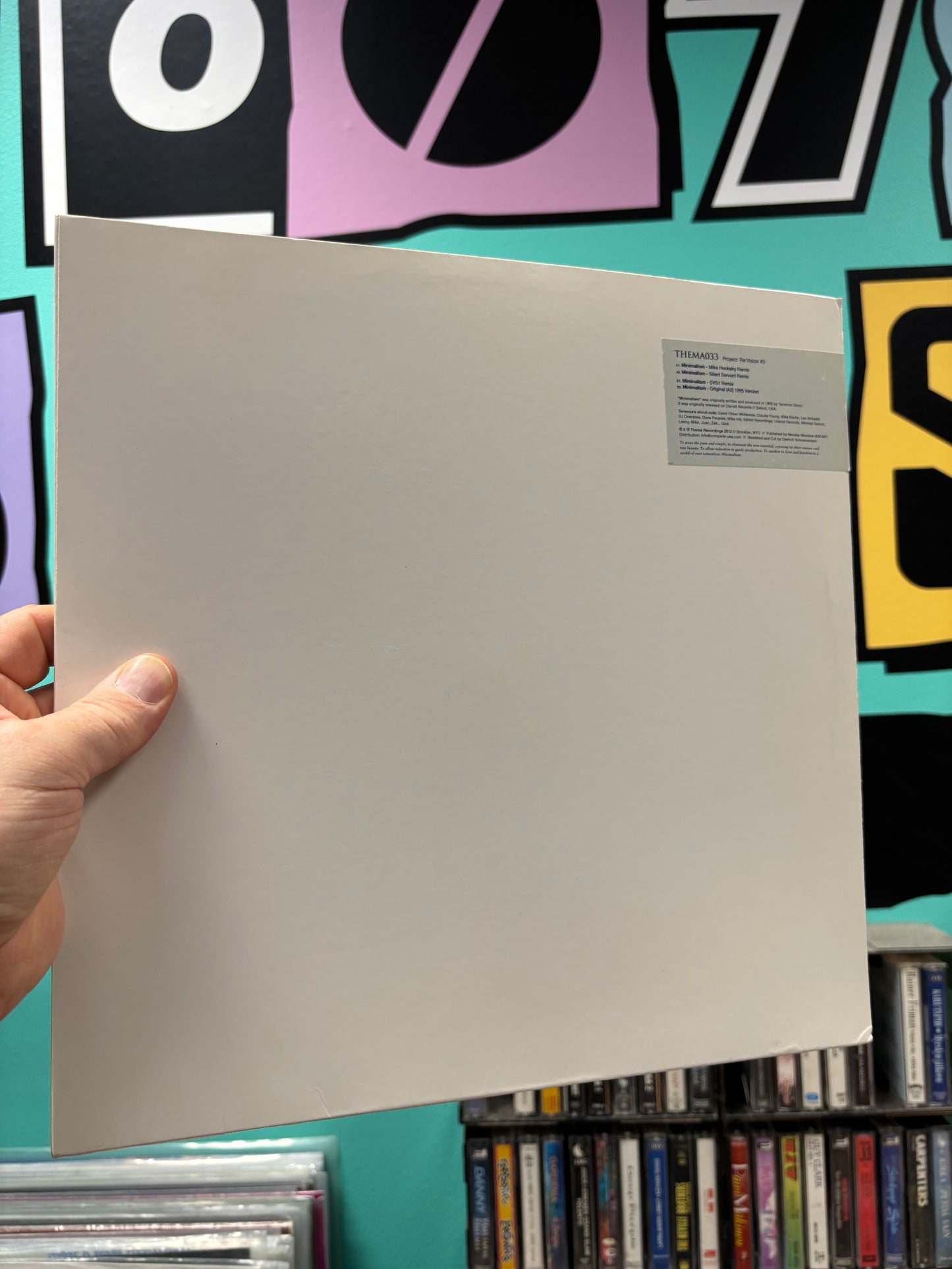Terrence Dixon: Minimalism Re:Vision, 12inch, Only official pressing, Thema, US 2012