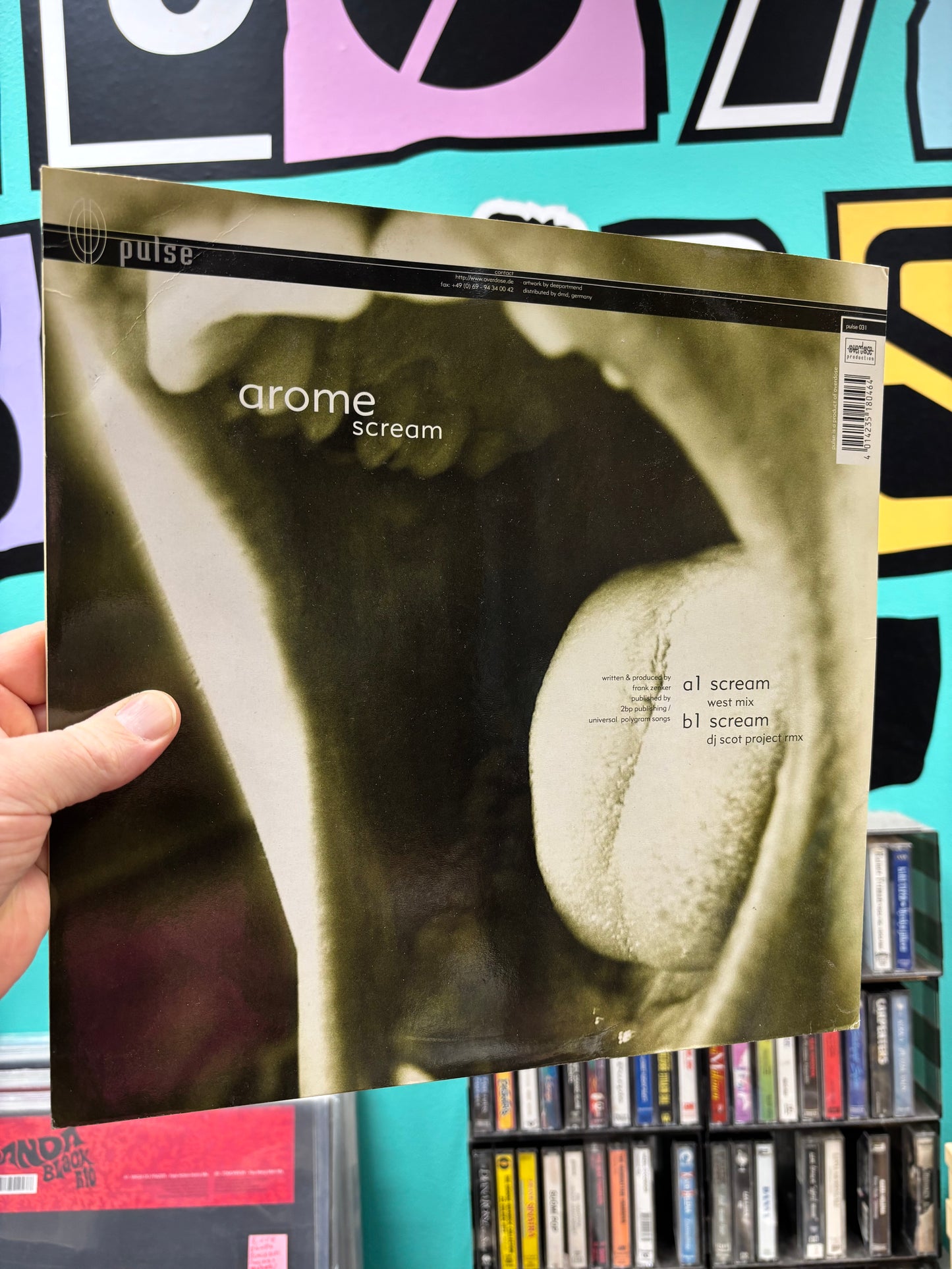 Arome: Scream, 12inch, Only official pressing, Pulse, Germany 2000