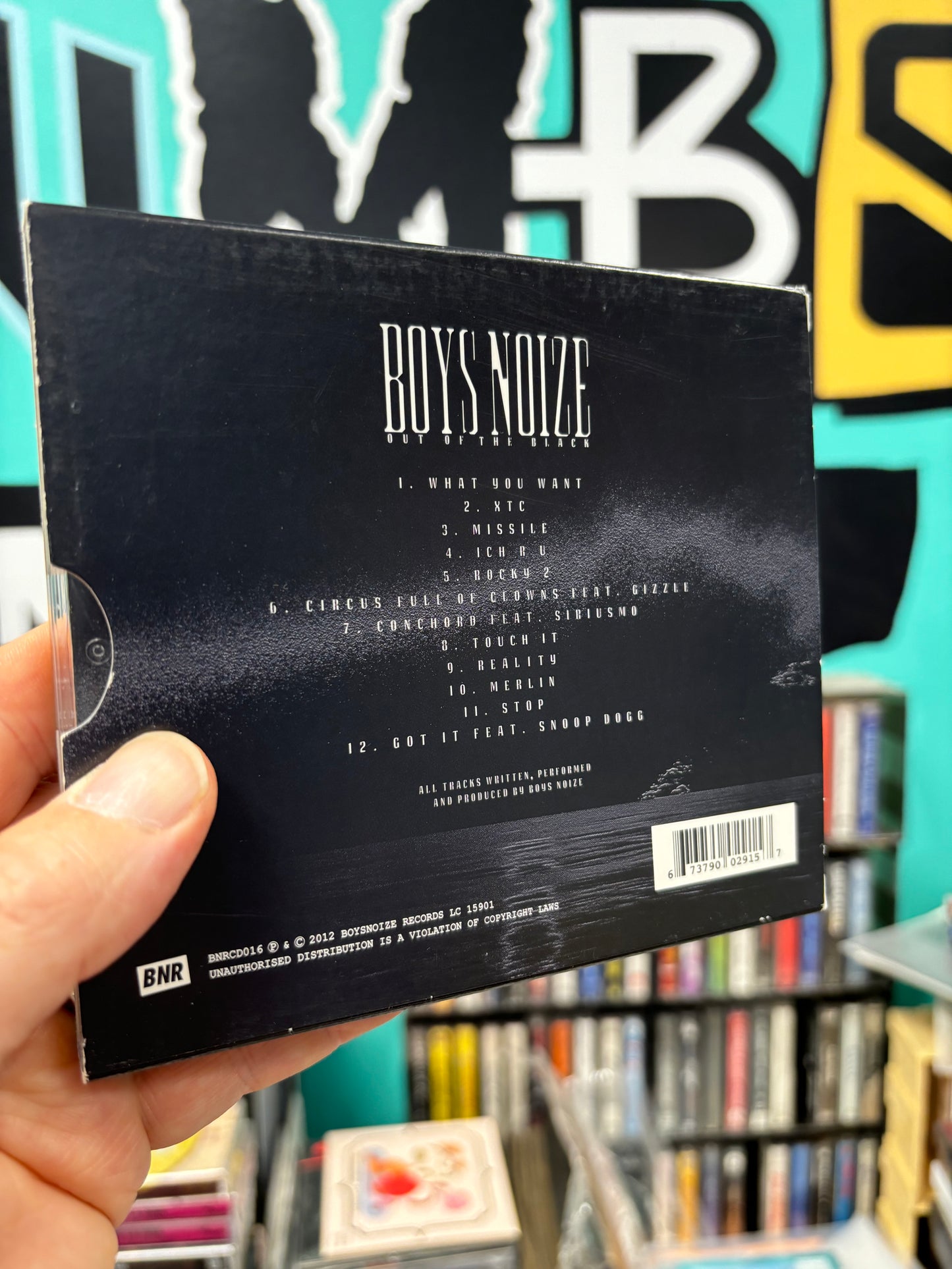 Boys Noize: Out Of The Black, CD, 1st pressing, Boysnoize Records, Germany 2012