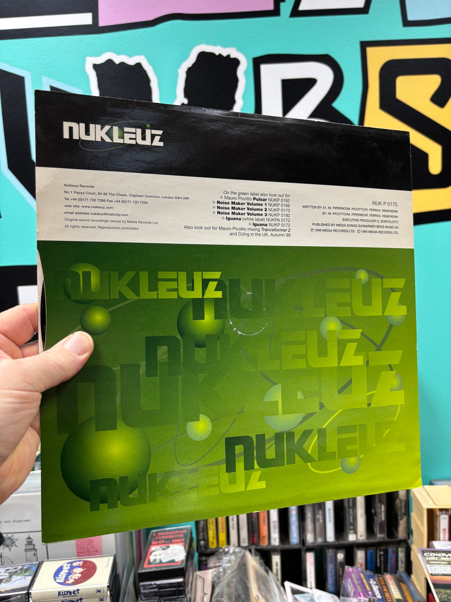 Mario Piu: Communication/Mauro Picotto: Iguana, 12inch, Only official pressing, Nukleuz, UK 1999