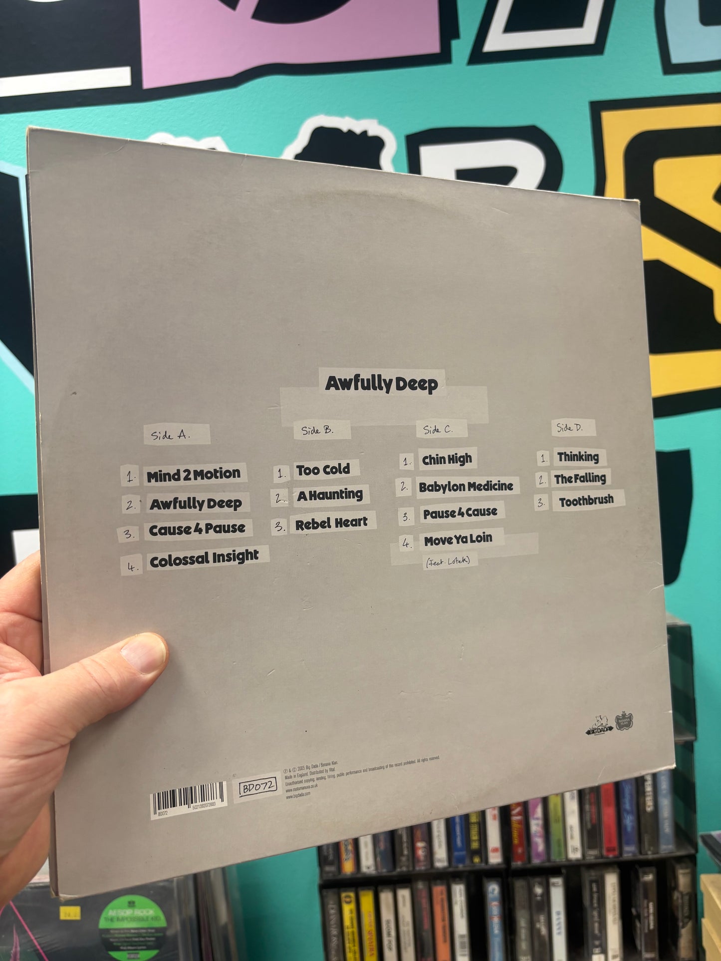 Roots Manuva: Awfully Deep, 2LP, Only vinyl pressing, Big Dada Recordings, UK 2005