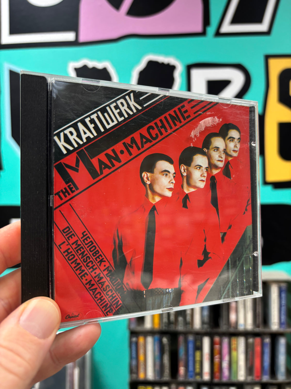 Kraftwerk: The Man-Machine, CD, reissue, Capitol Records, Europe year?