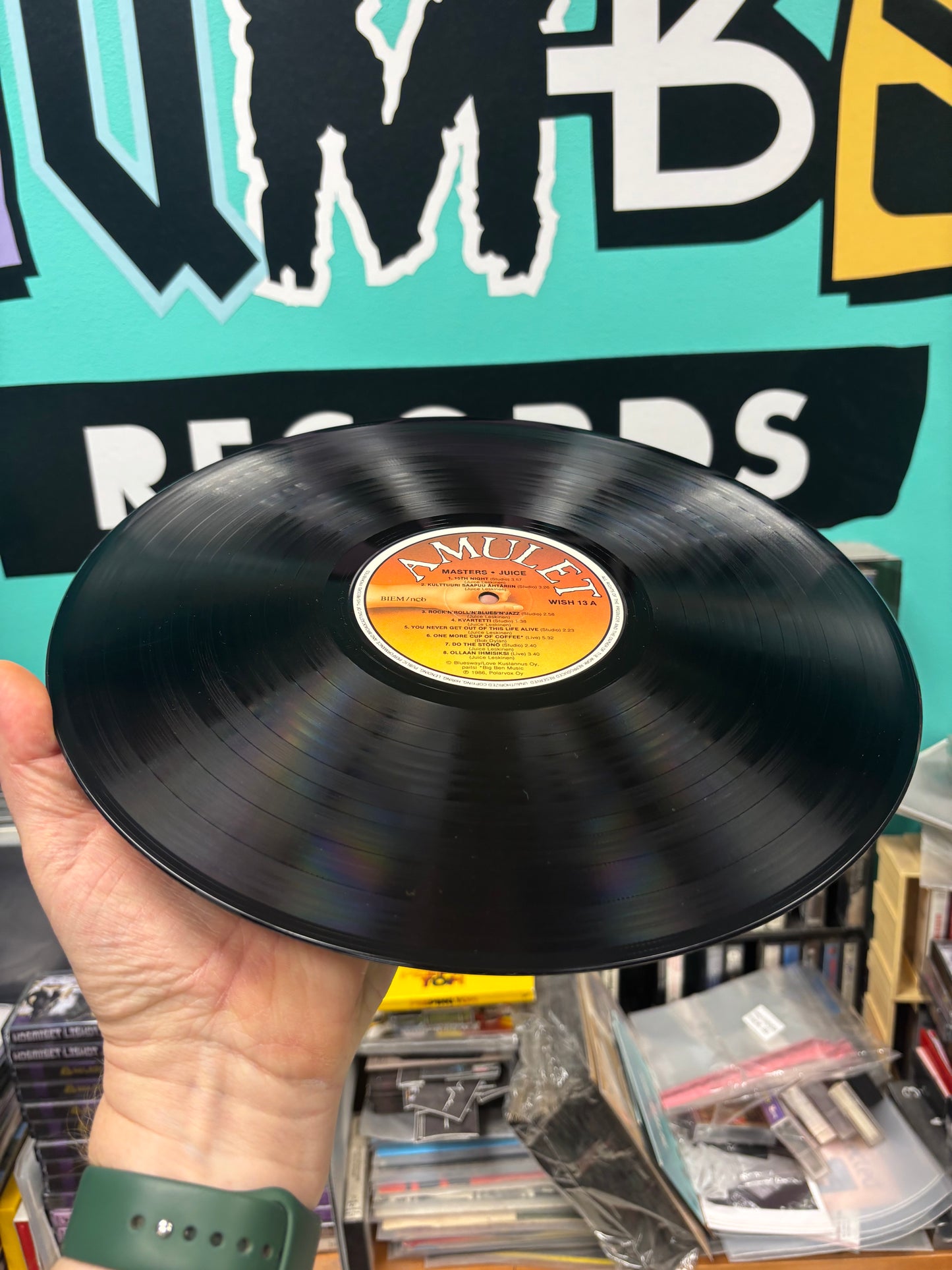 Juice Leskinen: Masters, LP, Compilation, Only vinyl pressing, Amulet, Finland 1986