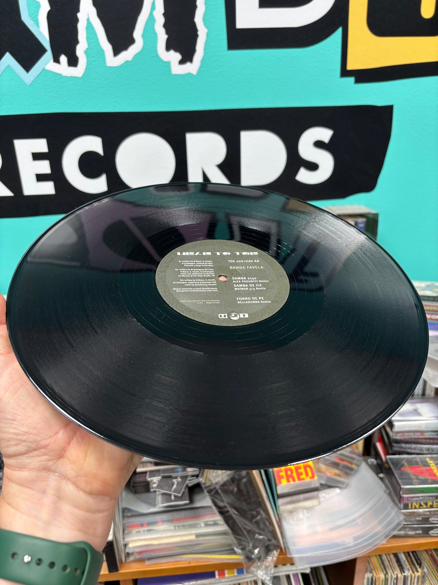 Banda Favela: Remix EP 1, 12inch, Only official pressing, Head To Toe Records, Italy 2003