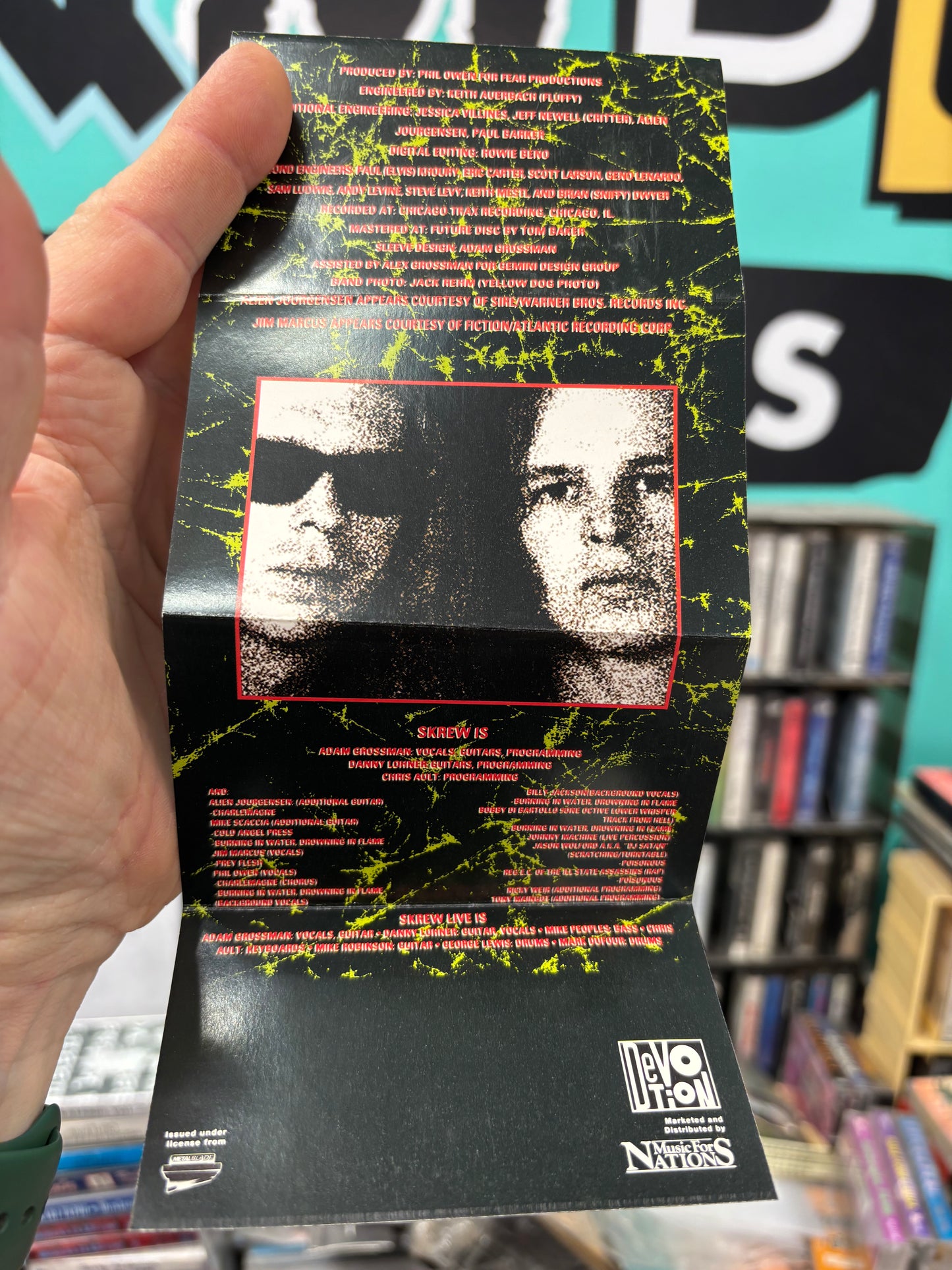 Skrew: Burning in Water, Drowning in Flame, cassette, Devotion, UK 1992