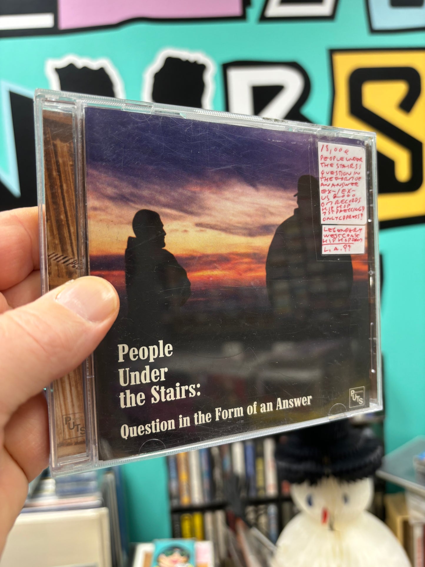 People Under Stairs: Question In The Form Of An Answer, CD, 1st pressing, Only CD pressing!, US 2000