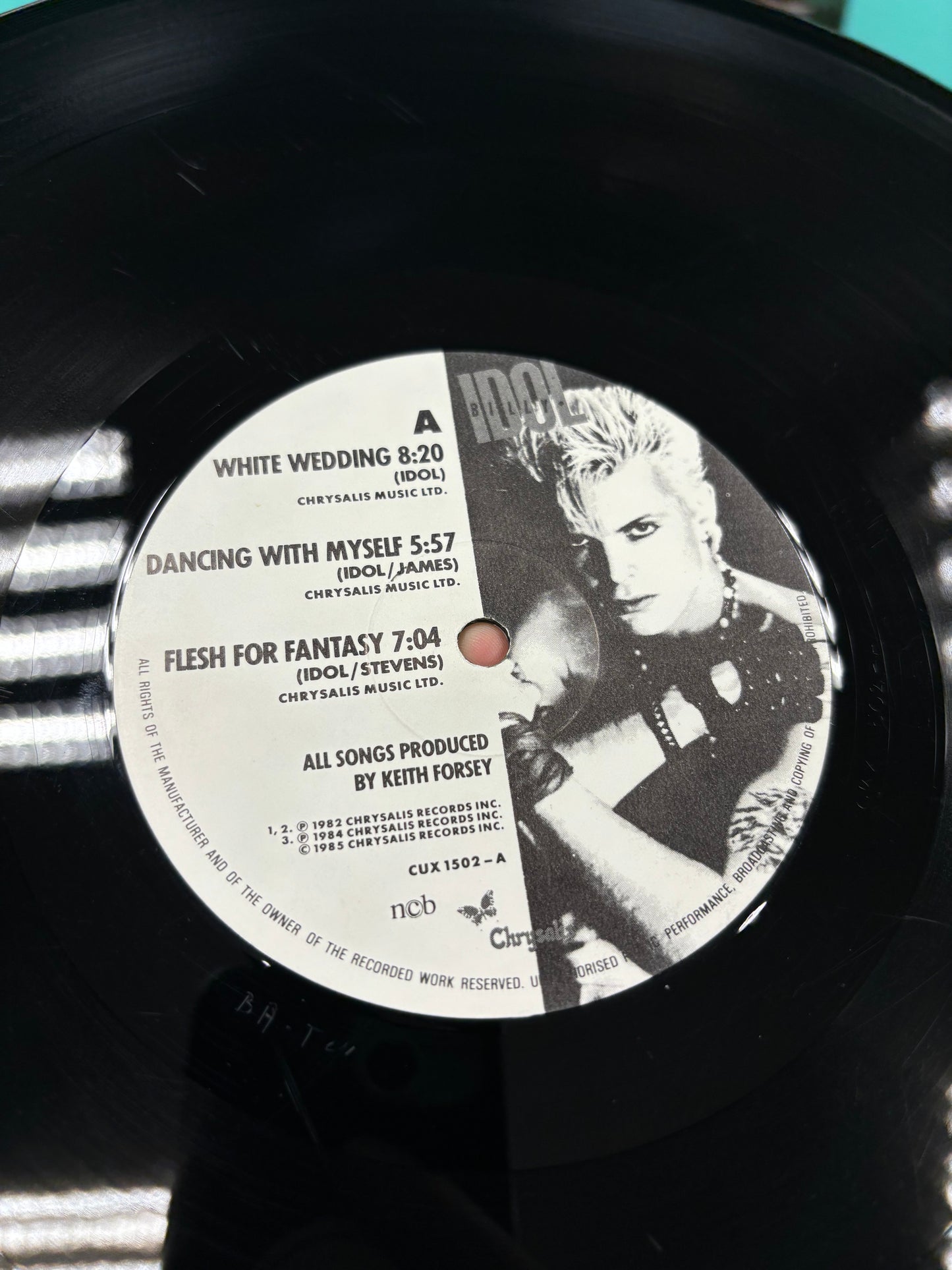 Billy Idol: Vital Idol, LP, compilation, Chrysalis, Scandinavia 1985