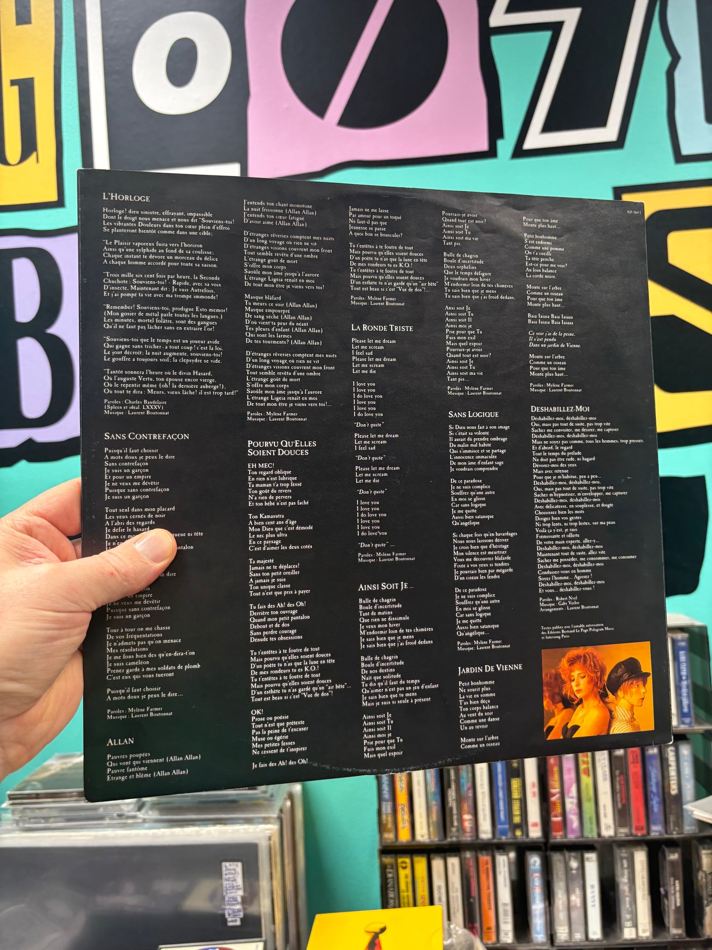 Mylene Farmer: Ainsi Soit Je…, LP, Embossed Letters, Polydor, Europe 1988