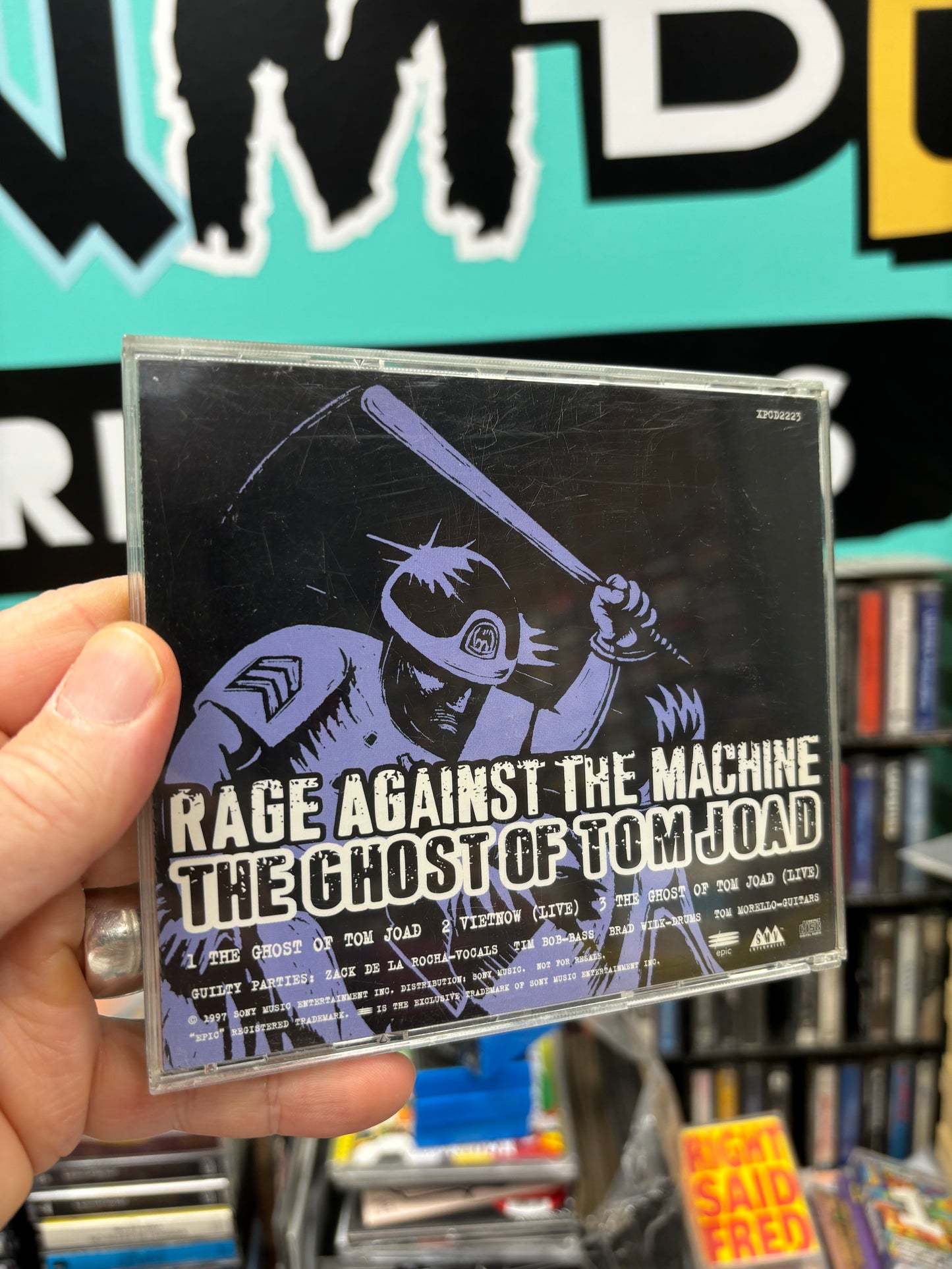 Rage Against The Machine: The Ghost Of Tom Joad, CD, Promo, Epic, SMV Enterprises, UK & Europe 1997