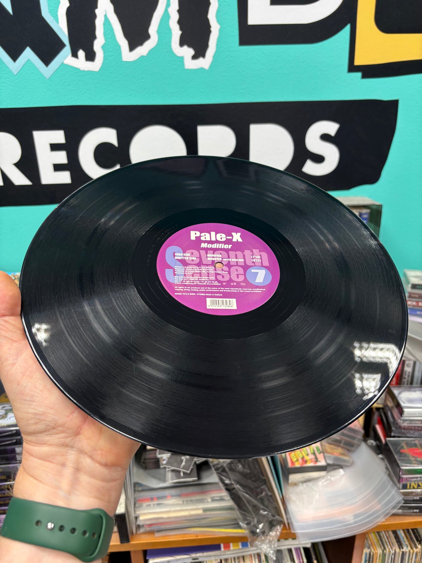 Pale-X: Modifier, 12inch, Only pressing, Seventh Sense Records, Netherlands 2002