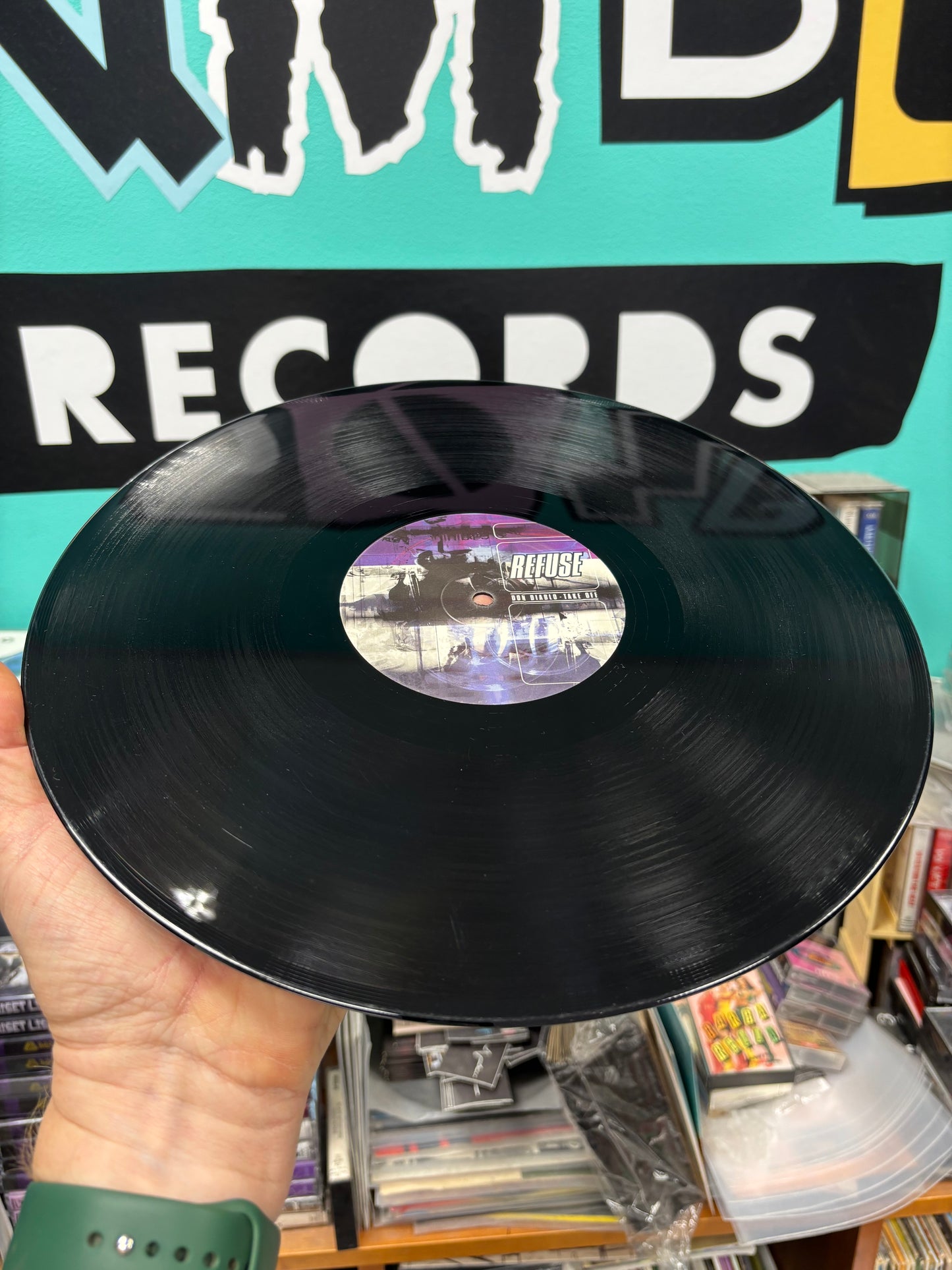 Don Diablo: Take Off, 12inch, 1st pressing, Refuse, Netherlands 2001