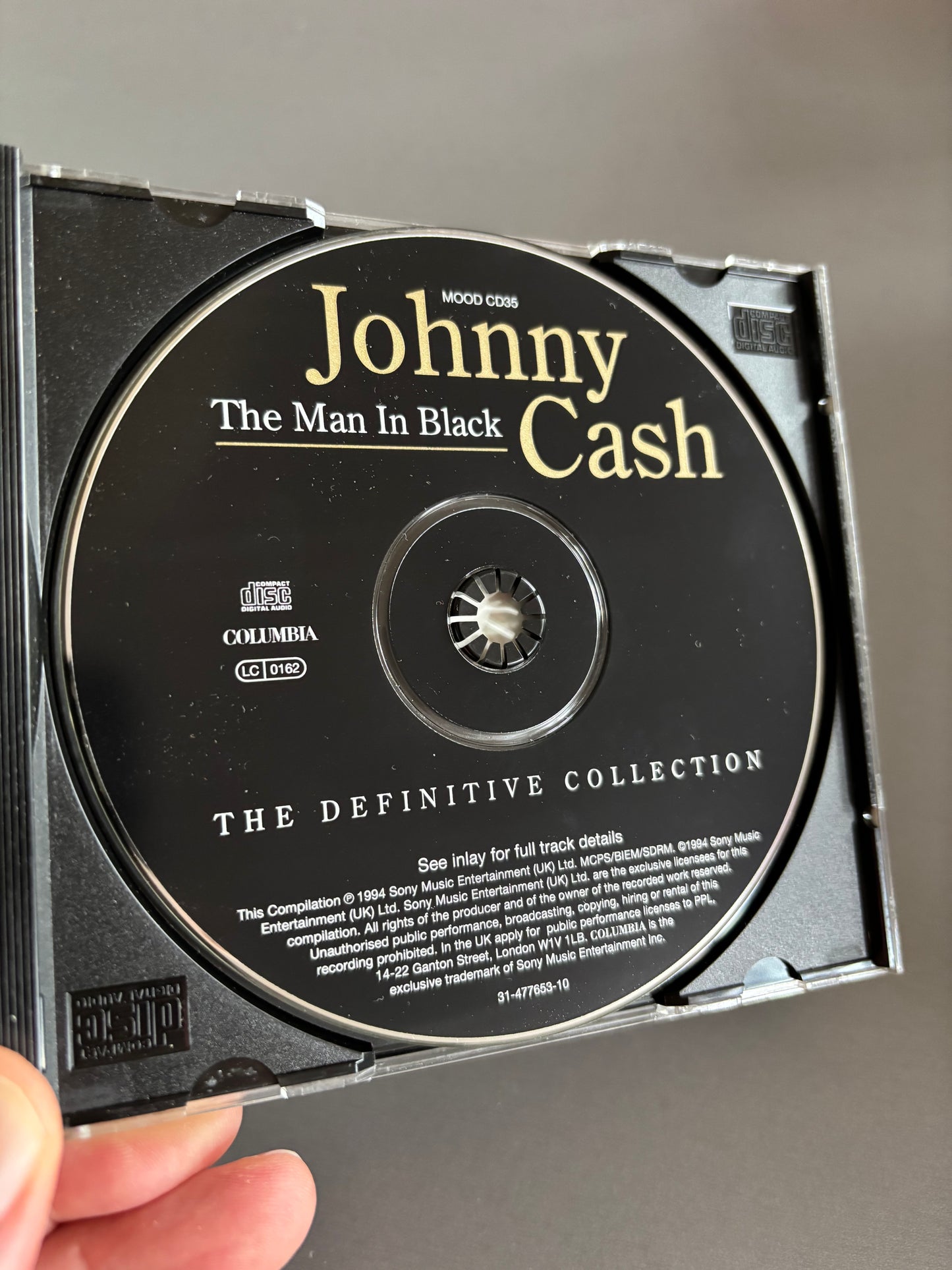 Johnny Cash: The Man In Black - The Definitive Collection, CD, Columbia, UK 1994