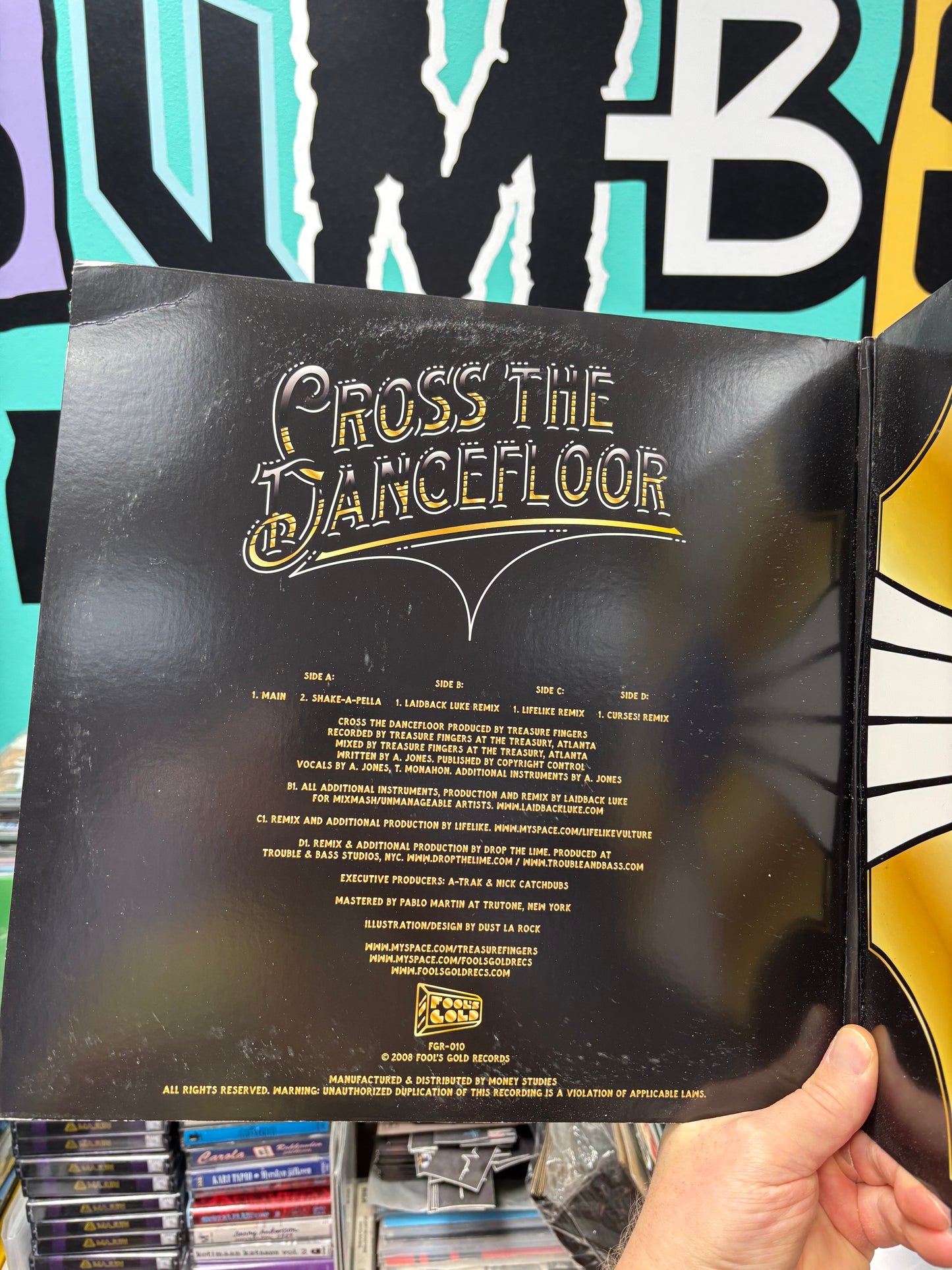 Treasure Fingers: Cross The Dancefloor, 2x12inch, Only pressing, Fool’s Gold Records, US 2008