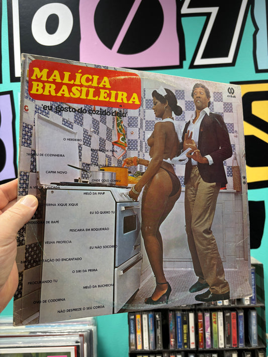 Malícia Brasileira: Eu Gosto Do Cozido Dela, LP, OG pressing, CID, Brazil 1980